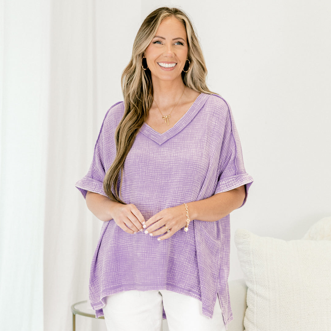  Love Like You Mean It Top, Lavender、mySite、justintrudeaud