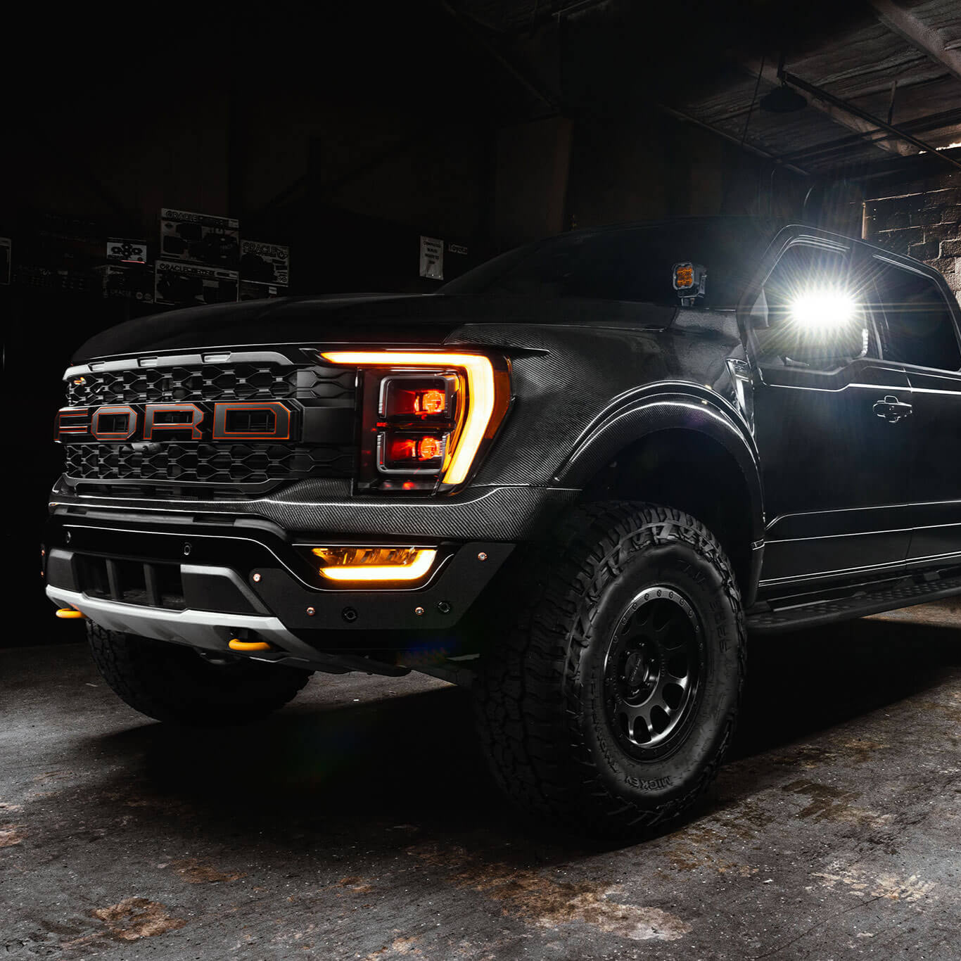 ORACLE Lighting 2021-2025 Ford F-150 LED Off-Road Side Mirror Ditch Lights、mySite、nflplayoffbracketp