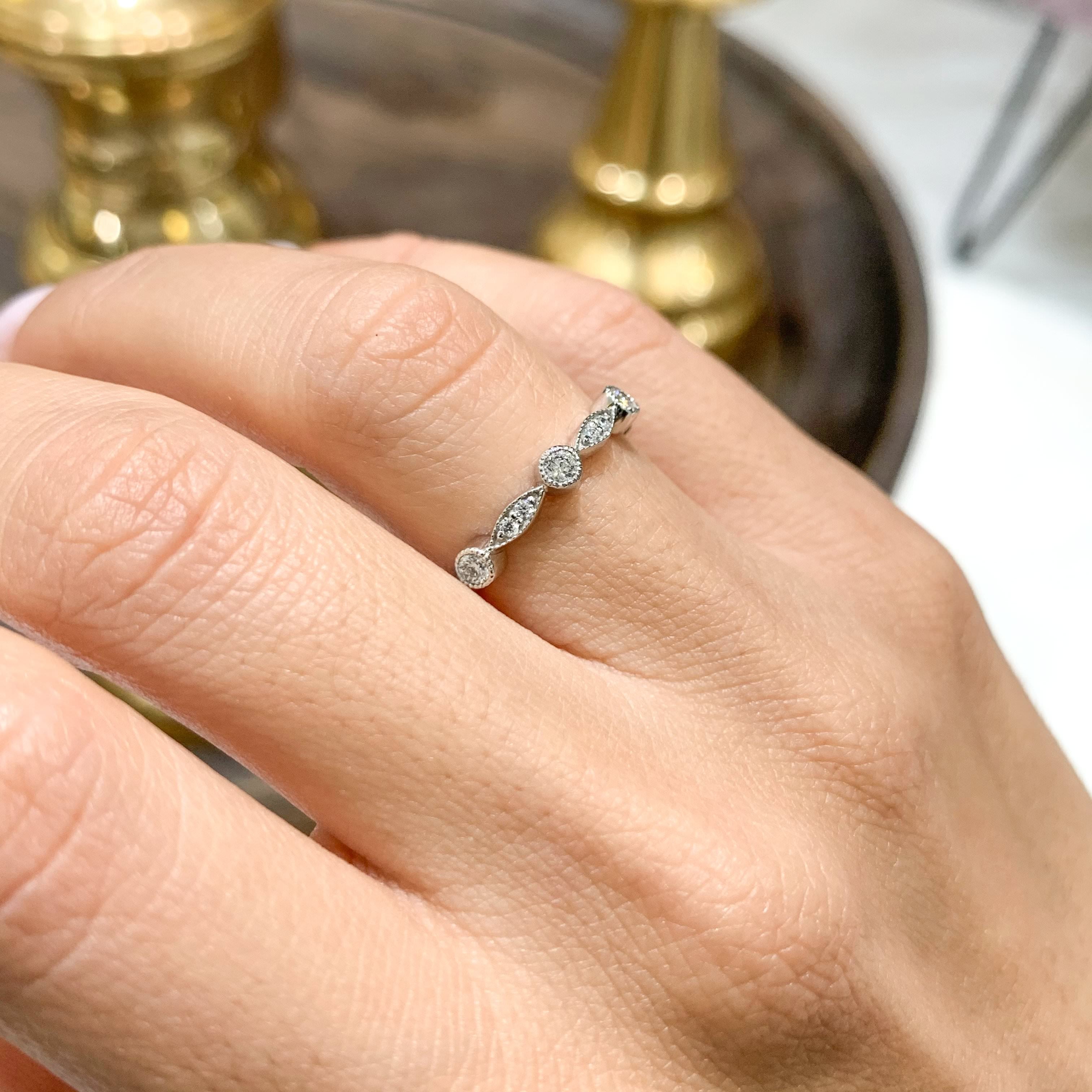 Amelia Eternity Wedding Ring (0.5 Carat) -18K White Gold (RTS)、mySite、hinf8tx79