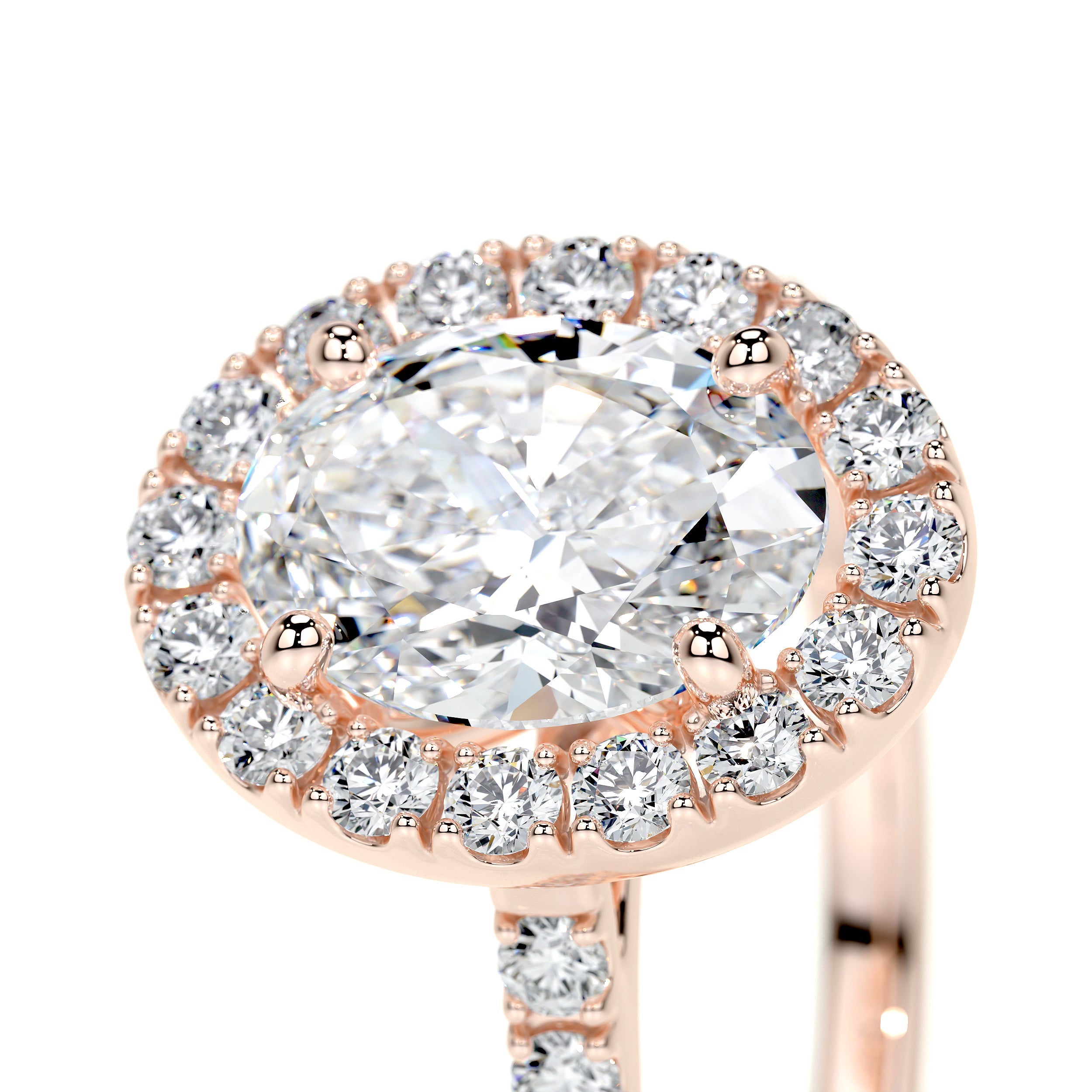 Maria Lab Grown Diamond Ring - 14K Rose Gold、mySite、hinf8tx79