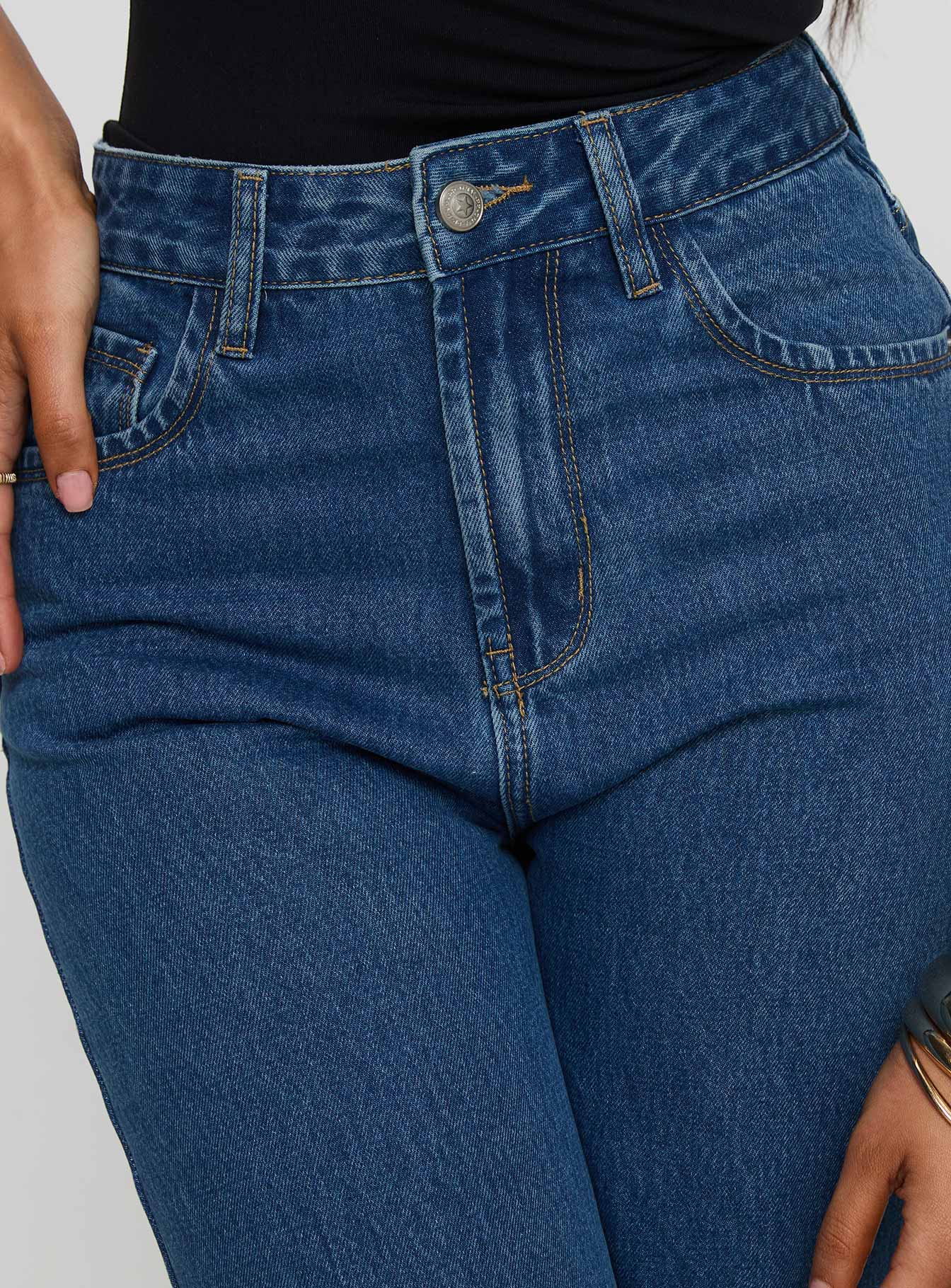 Kalinda Denim Jeans Mid Blue、mySite、solidvoid