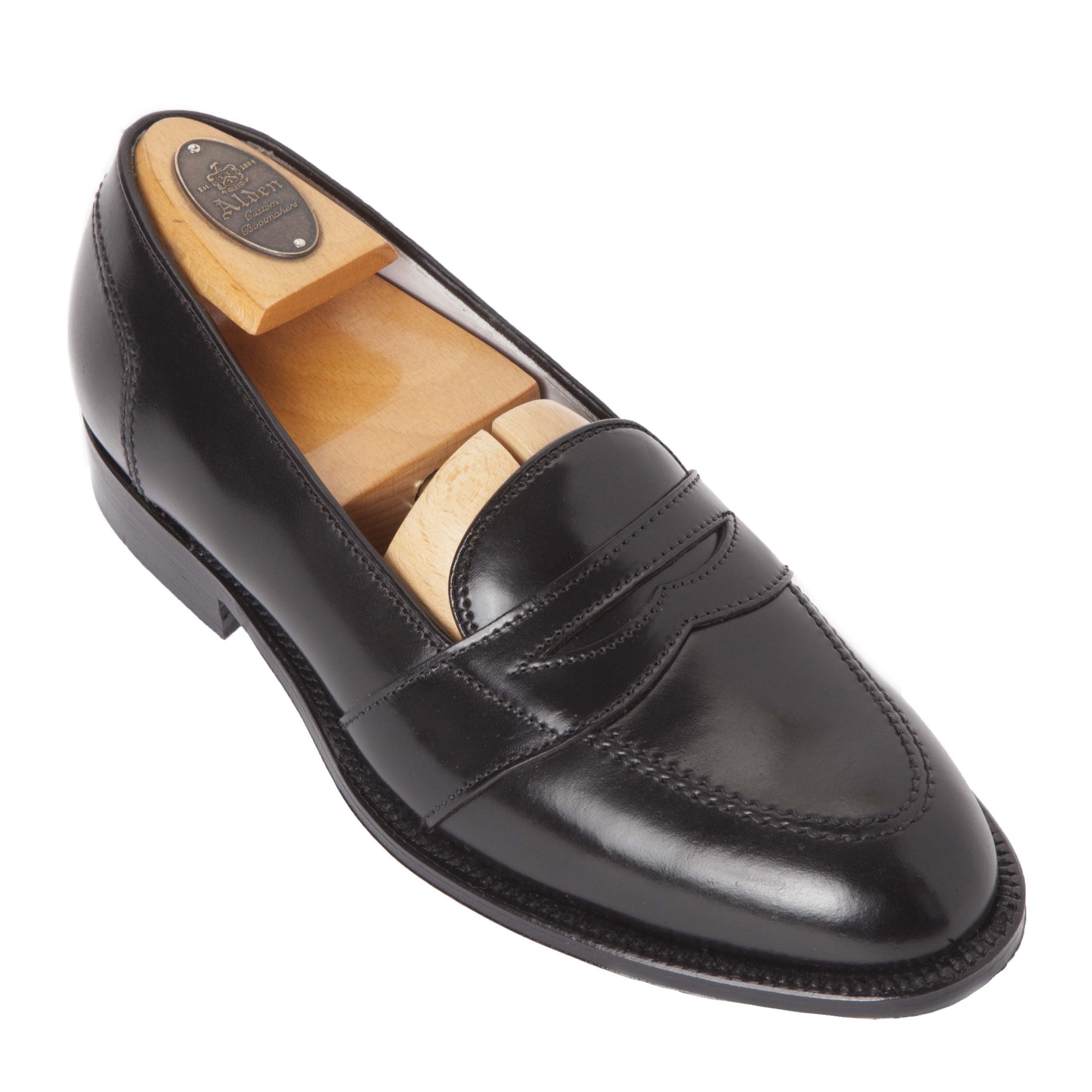  6845 - Full Strap Loafer in Black Shell Cordovan、mySite、preschool7hills