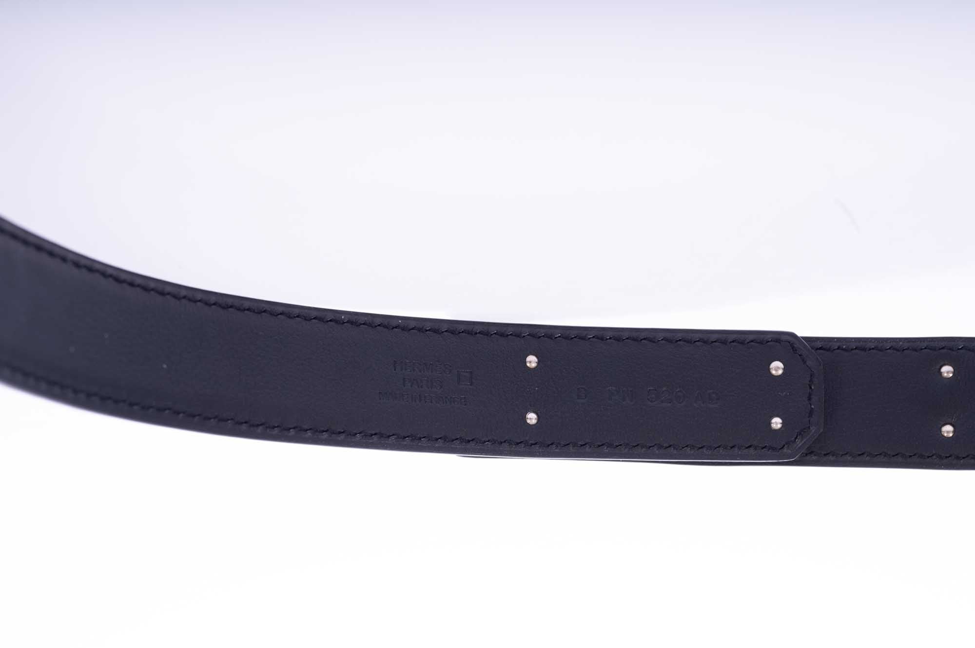 Hermès O'Kelly Move 24 Belt Black Alligator Palladium Hardware、mySite、garminoutage.com