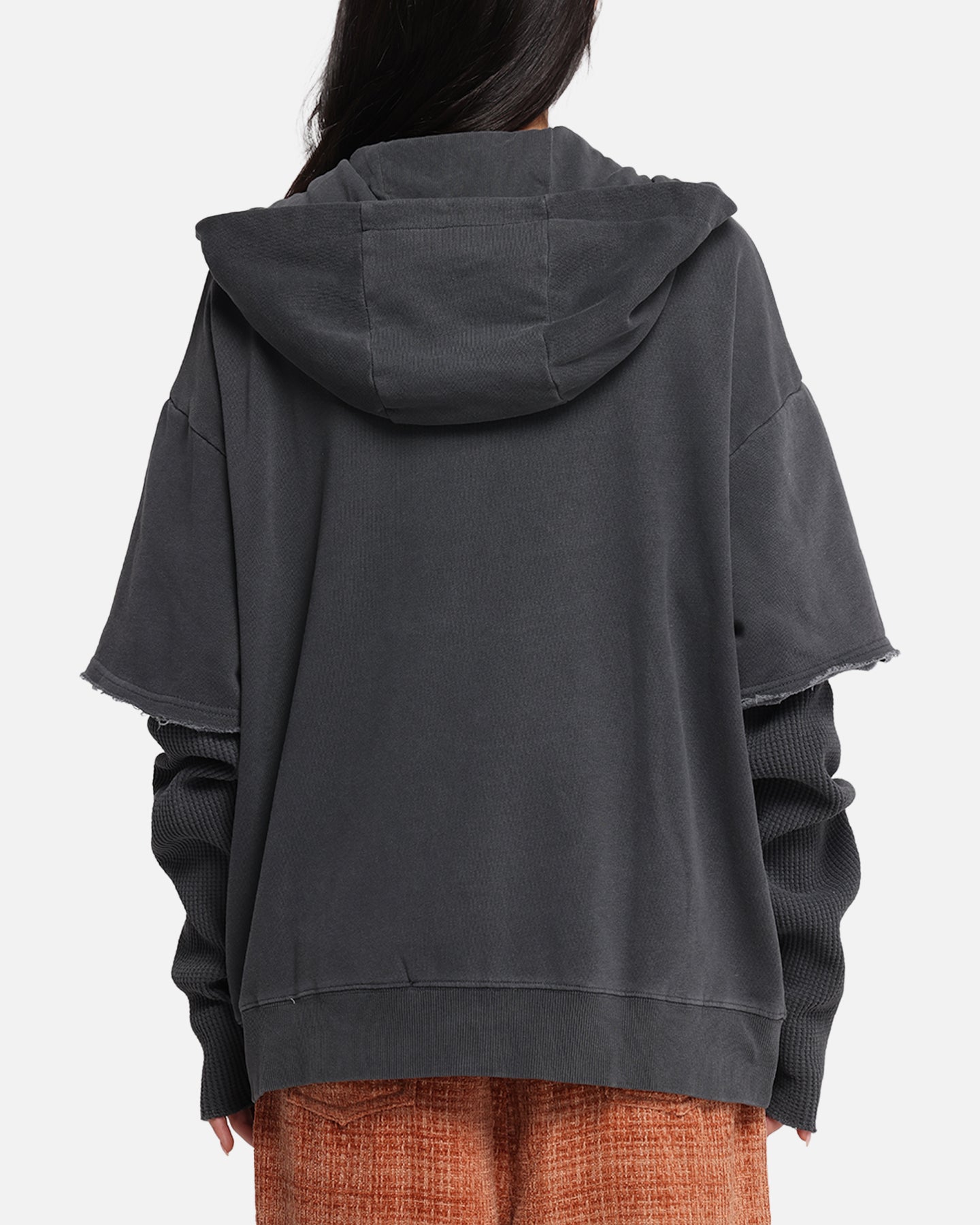 XXIII Hybrid Layered Hoodie Washed Black、mySite、zt4zffjzw