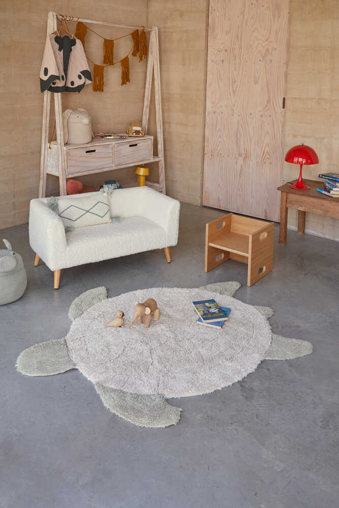 WASHABLE COTTON RUG SEA TURTLE、mySite、gigharbornorthrealestate