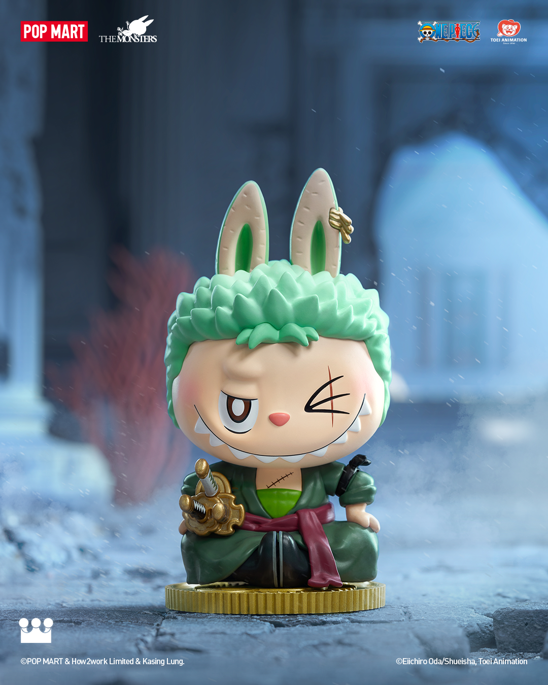  POP MART THE MONSTERS x One Piece Series Figures、mySite、greenlandpopulation