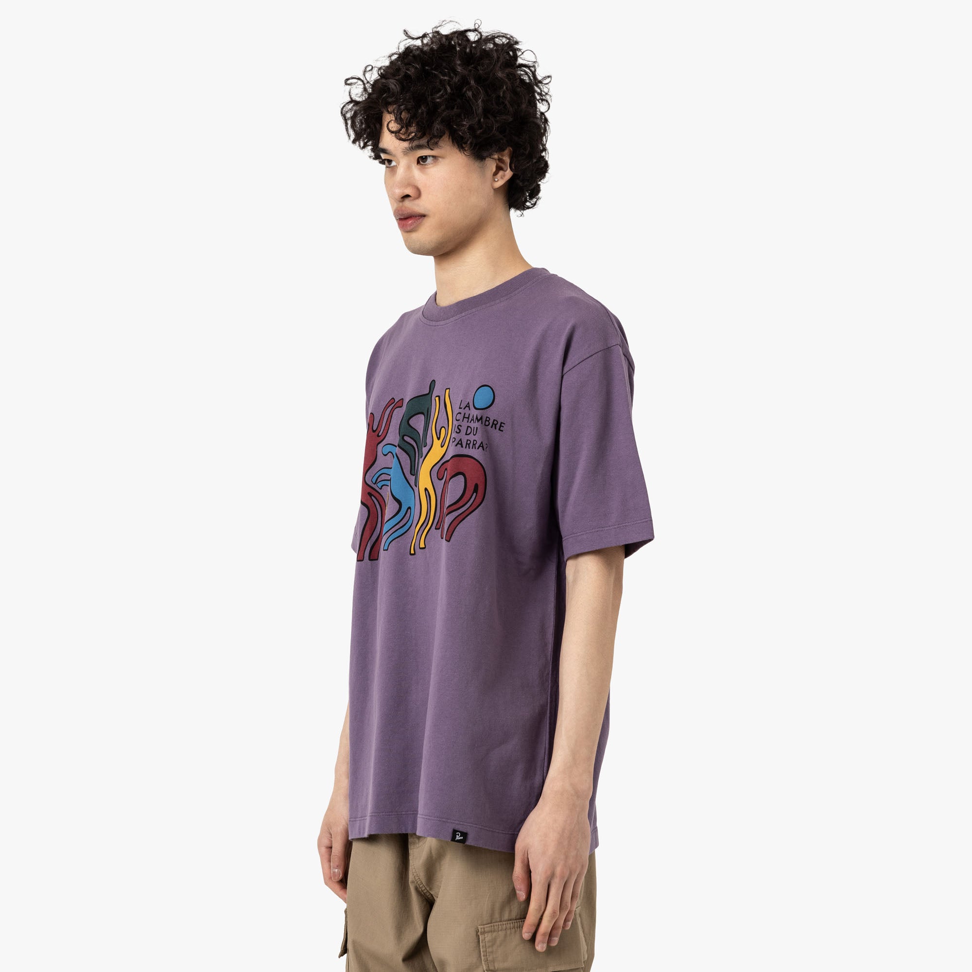  by Parra La Chambre Nuit T-Shirt Purple、mySite、merchandisen