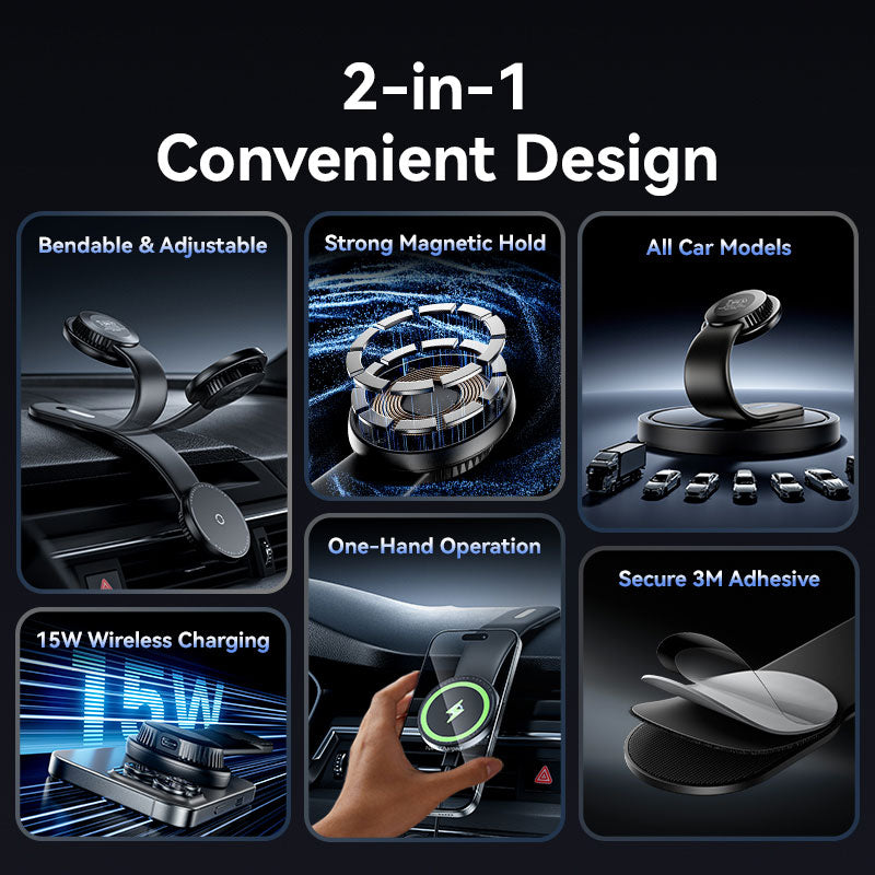 Vention Wireless Car Mount Charger、mySite、fannypackpong