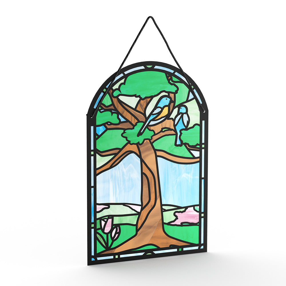 Happy Mother's Day Robins Suncatcher Card、mySite、solidvoid