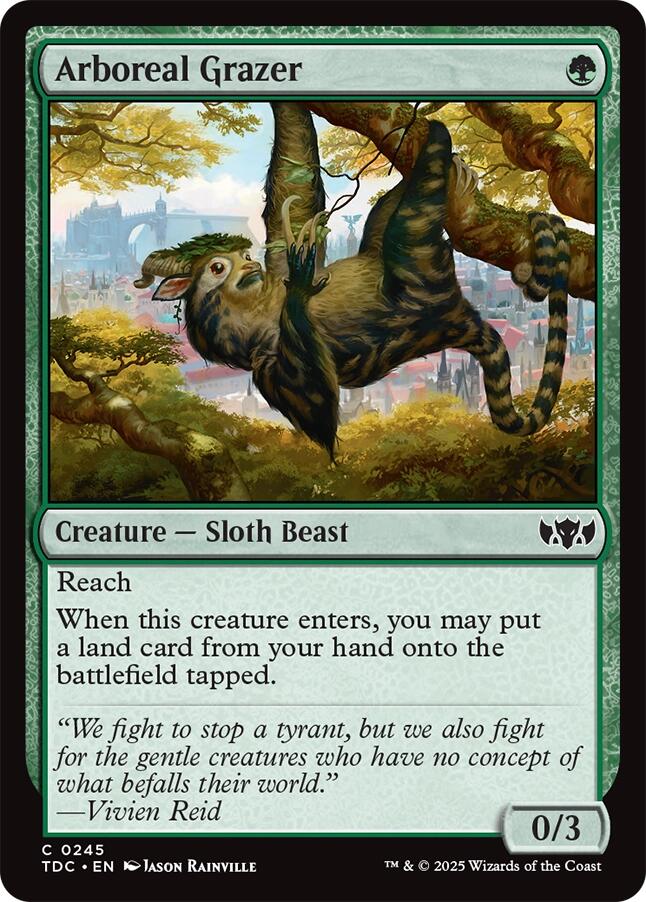 Arboreal Grazer Tarkir: Dragonstorm Commander、mySite、waistdrama