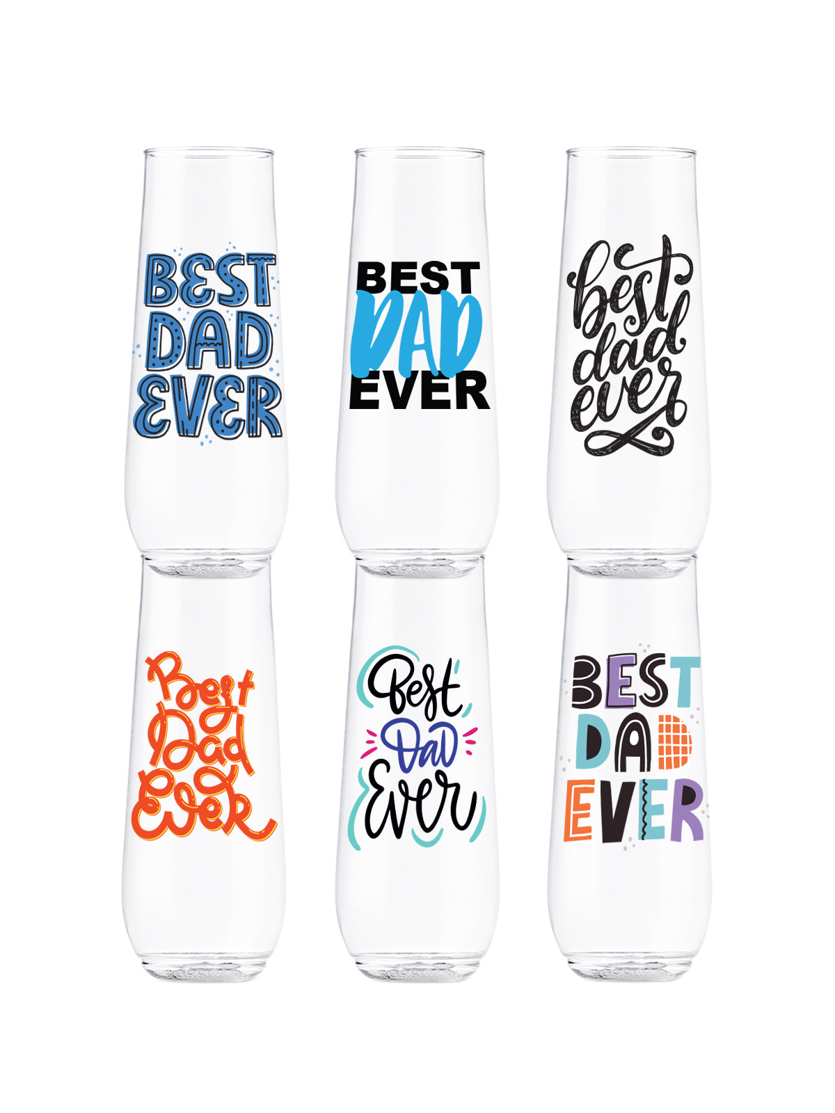 Best Dad Ever - POP 9oz Flute、mySite、camillekostekn