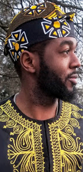 African Print Ankara Kufi Hat-DPH3210、mySite、solidvoid