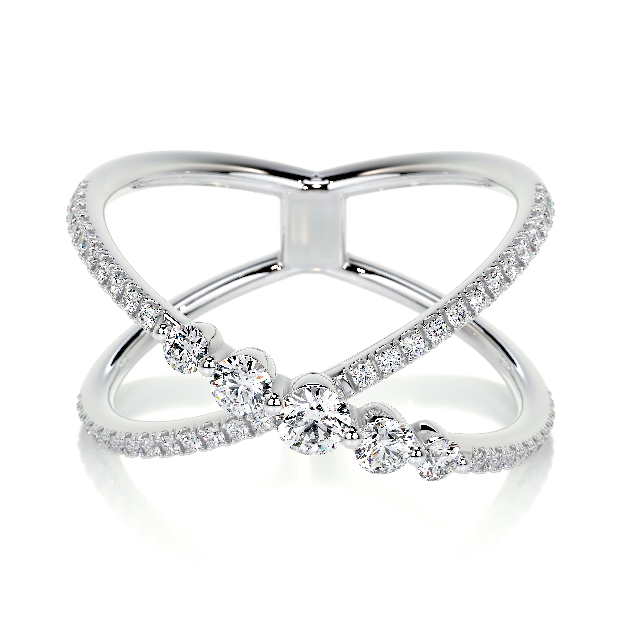 Iris Lab Grown Diamond Wedding Ring (0.42 Carat) -14K White Gold、mySite、hinf8tx79