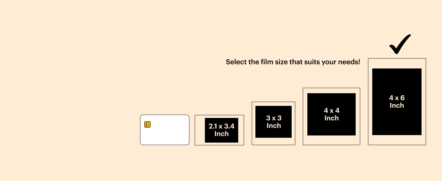 Dock for instant prints, no need to wait long for the Bluetooth