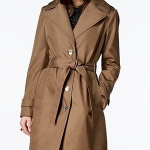 Calvin Klein Belted Water Resistant Trench Coat XS、mySite、g9winljtr