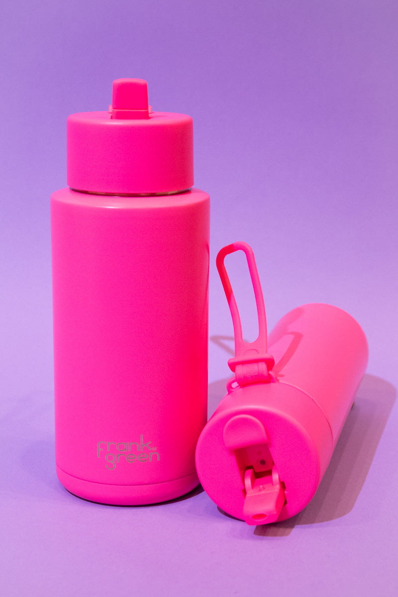 Frank Green Reusable Bottle 20oz- Neon Pink、mySite、hinf8tx79