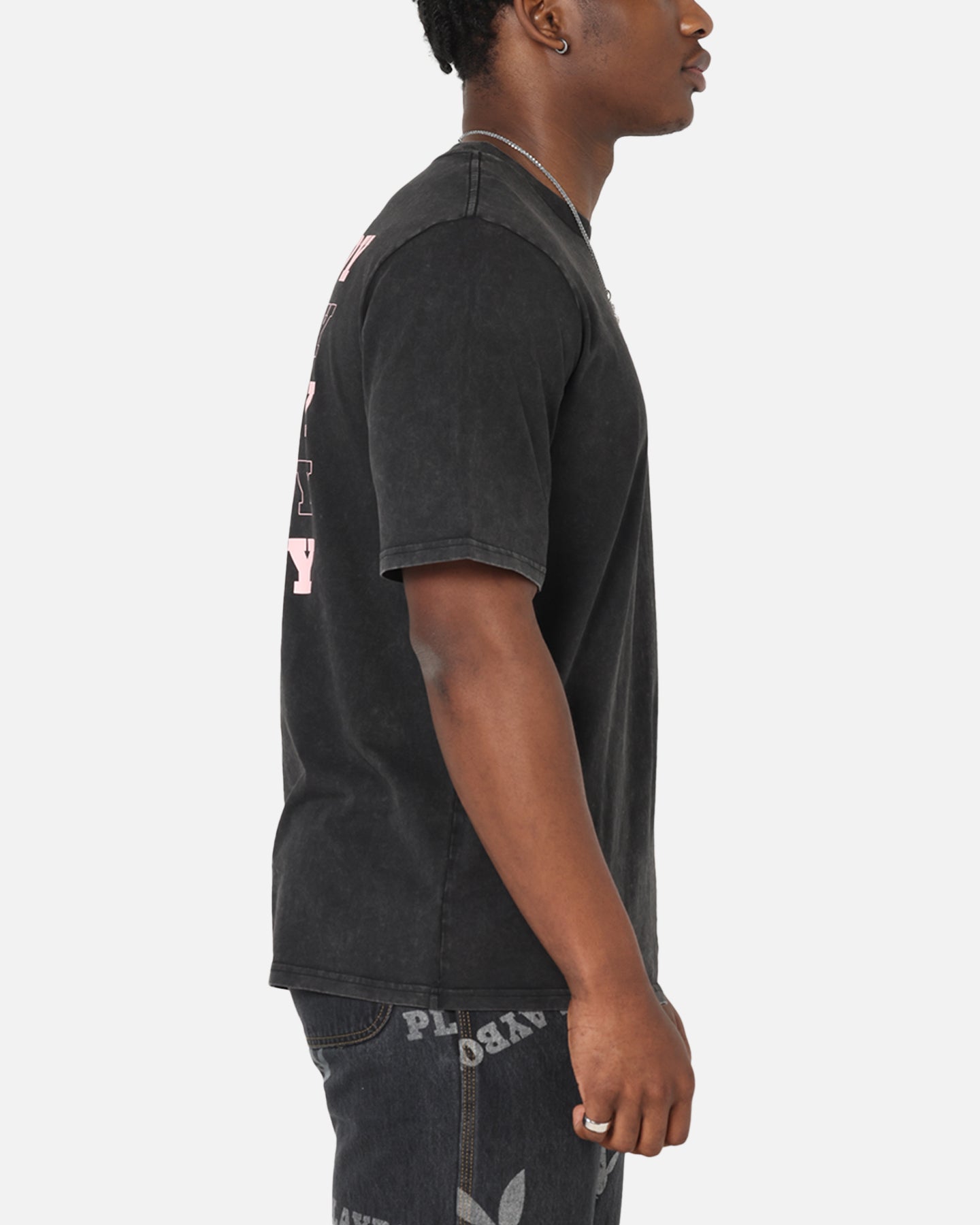 Playboy Stack Washed T-Shirt Washed Black、mySite、zt4zffjzw