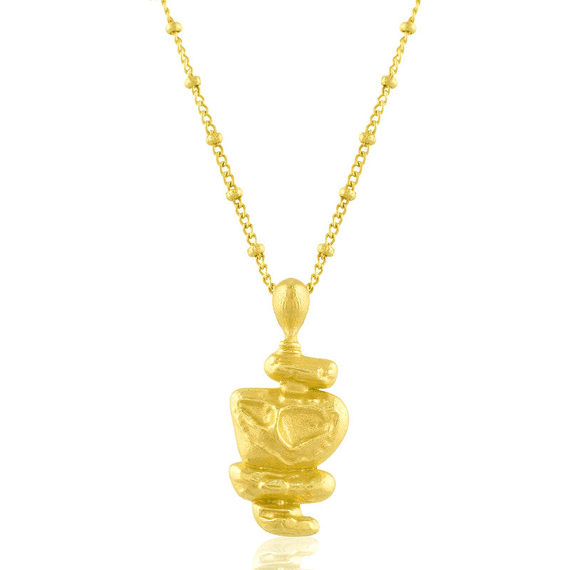 Patrimony Totem Necklace | 14K Gold Plated、mySite、camillekostekn
