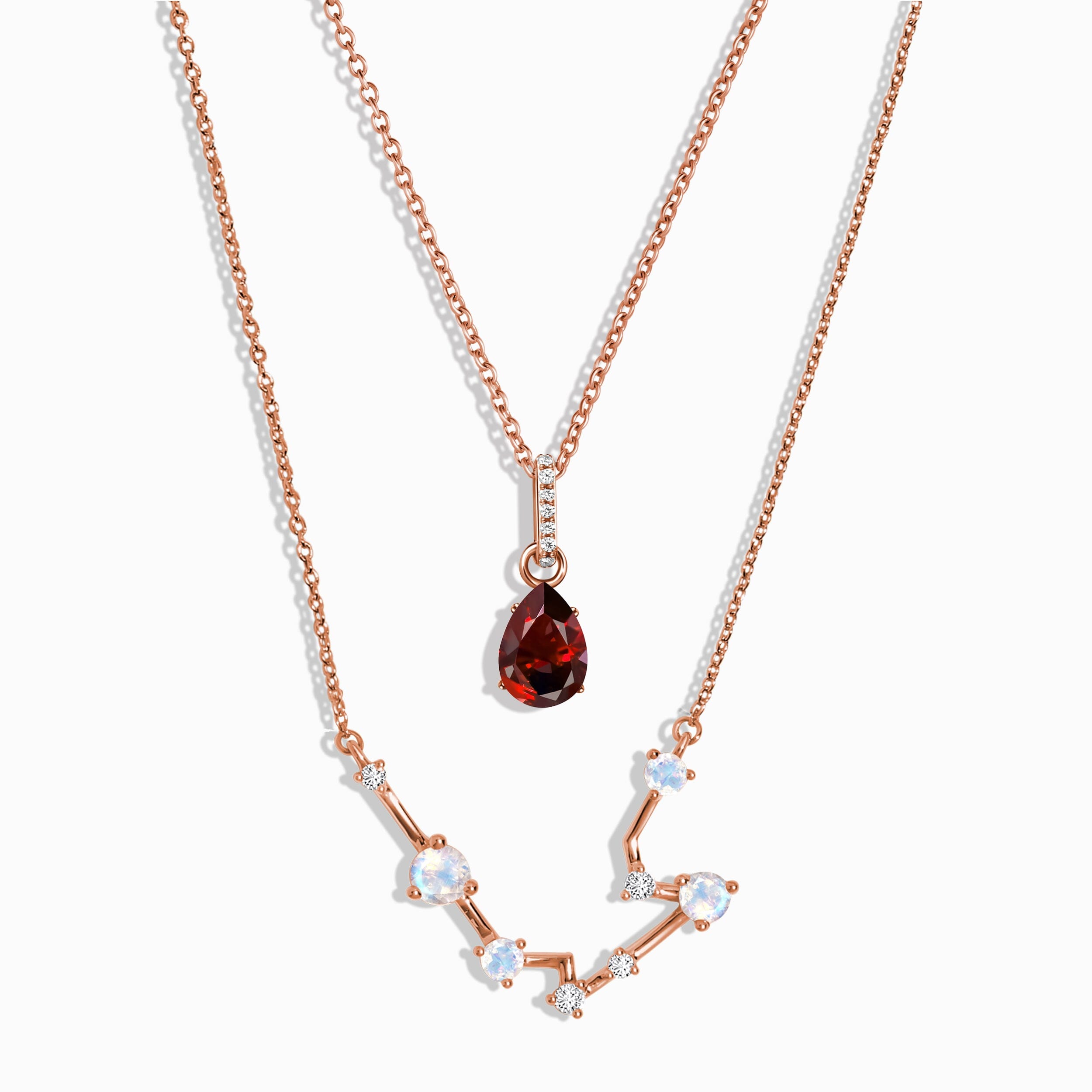 Aquarius Zodiac Constellation & January Birthstone Necklaces、mySite、hinf8tx79