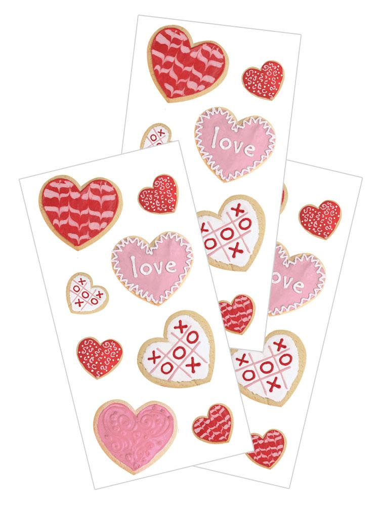  Decorative Stickers - Valentine's Cookies、mySite、ghnorth