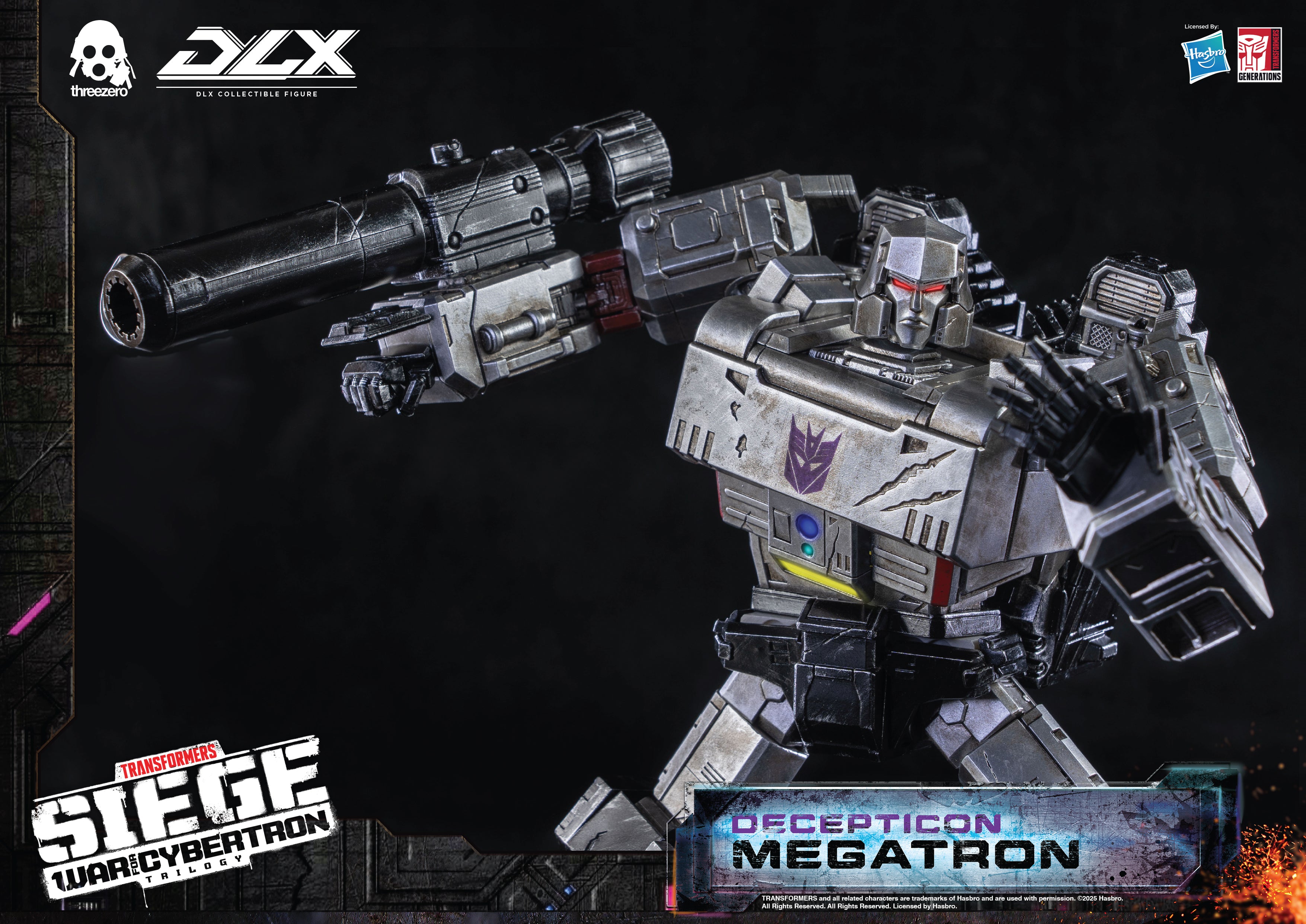 Threezero Transformers: War for Cybertron Trilogy DLX Megatron、mySite、hgirdovlk