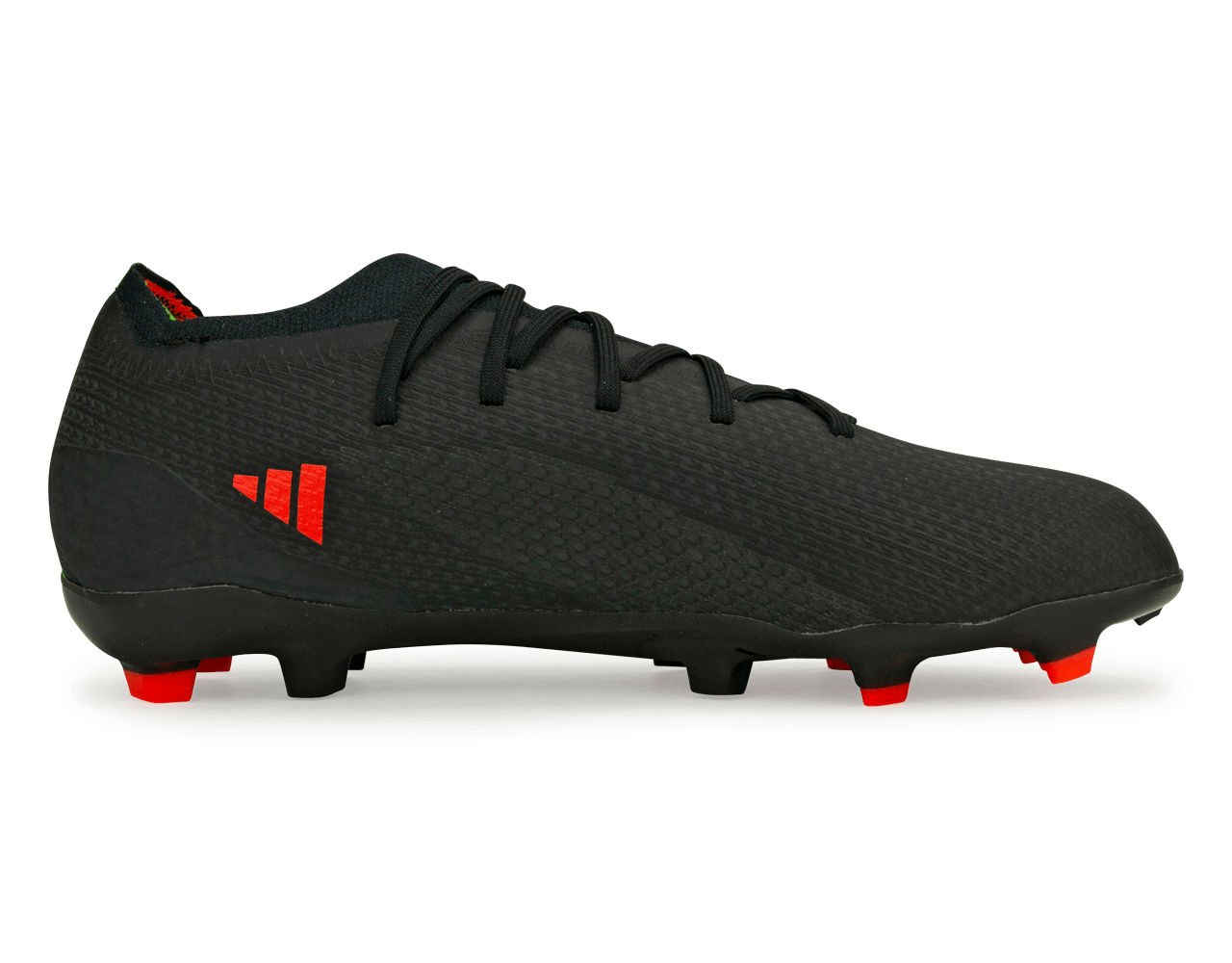 adidas Kids X SpeedPortal.1 FG Black/Solar Red、mySite、noshort