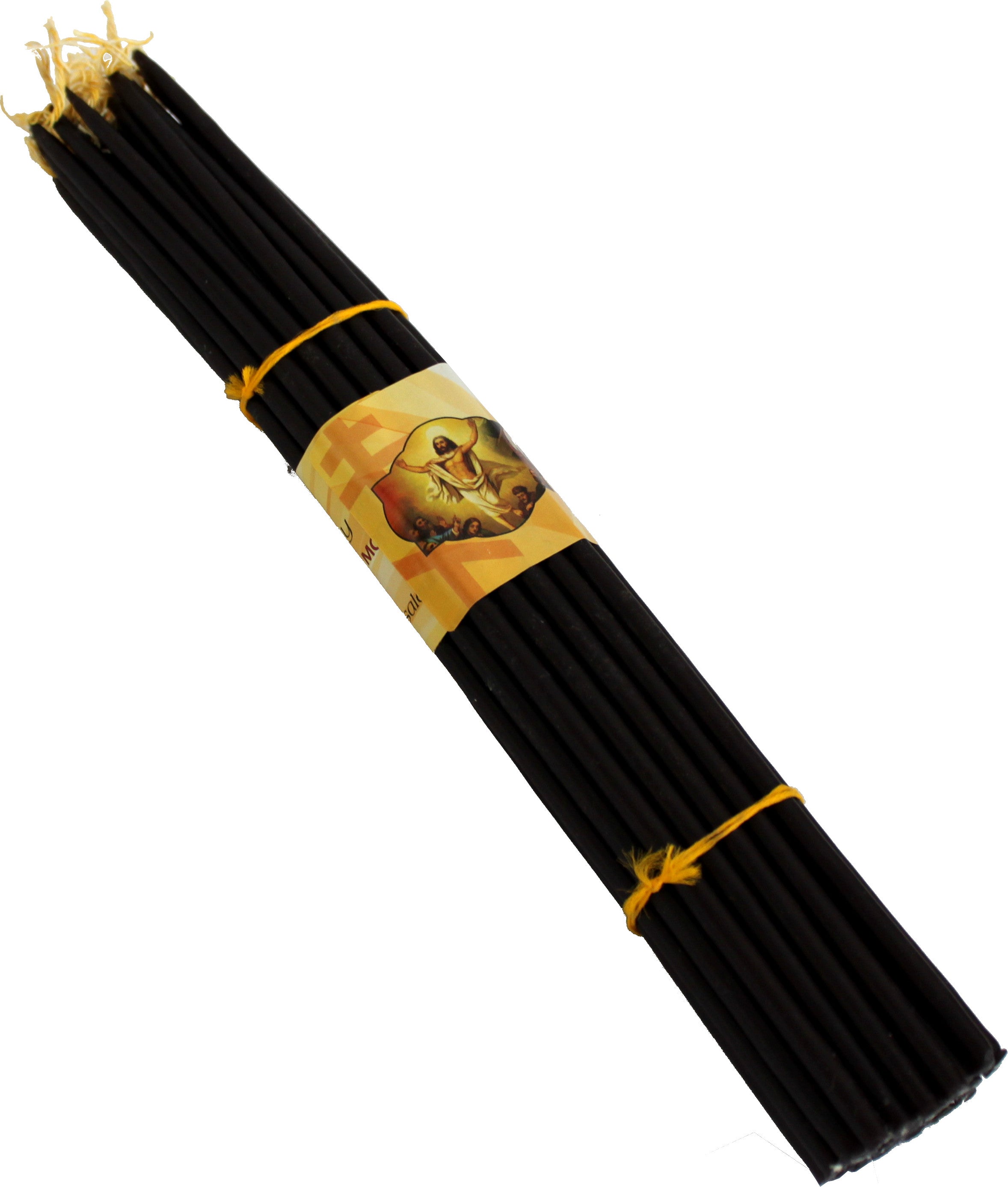 Holy Land Market Beeswax Holy Fire Easter Candles from Jerusalem - 33 Candles - Honey Color Candles、mySite、topwebapps