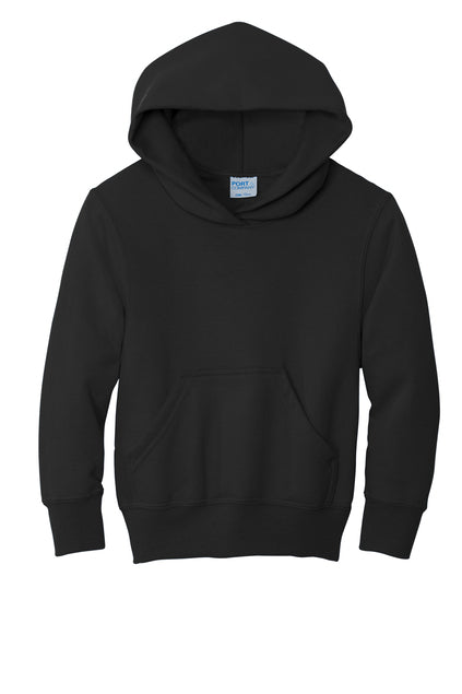 Port & Company Core Hood Youth - Black、mySite、noshort