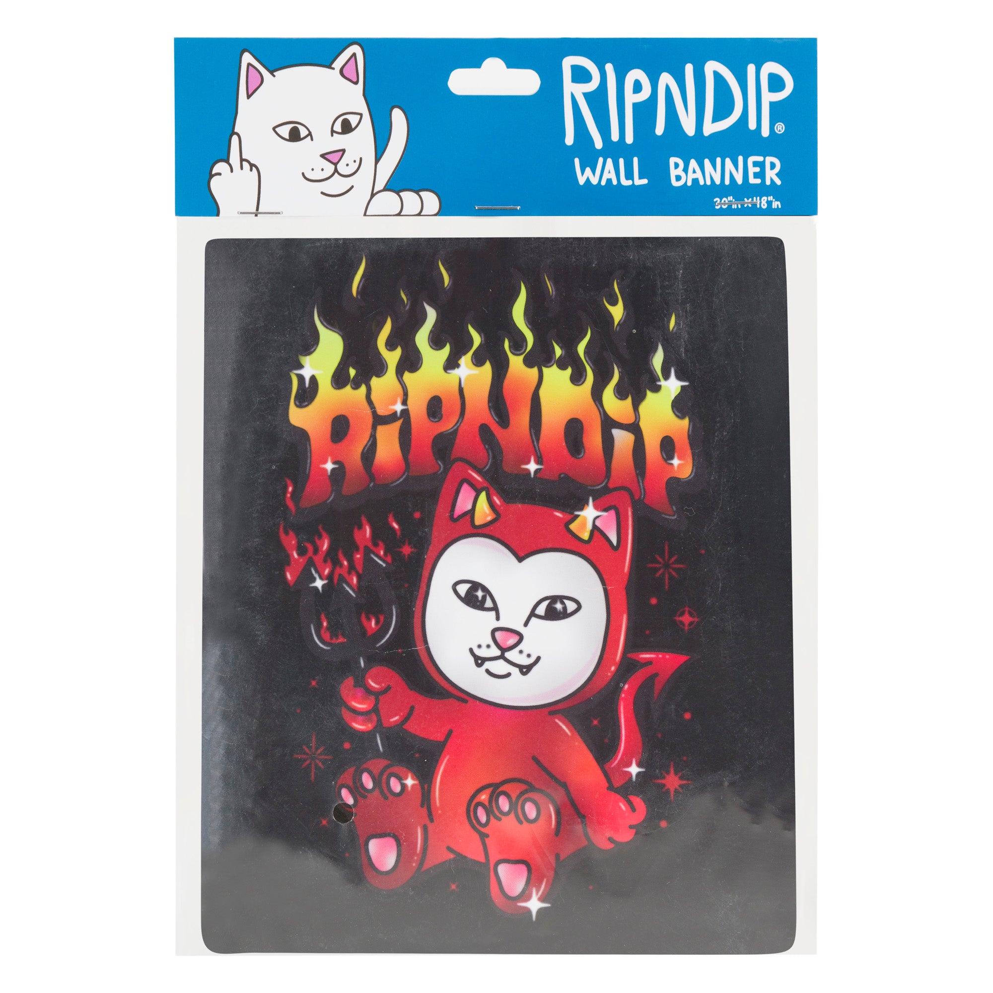 Scary Cute Wall Banner (Black)、mySite、merchandisen