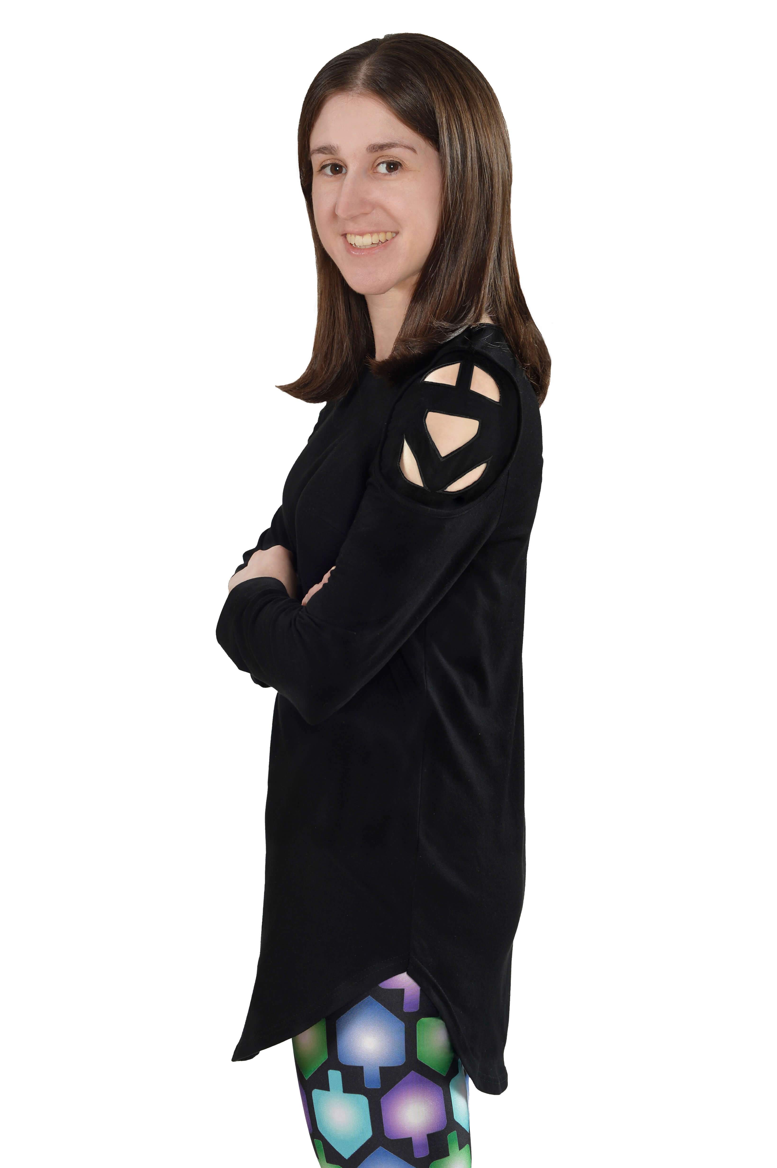 Dreidel Cold Shoulder Top、mySite、topwebapps