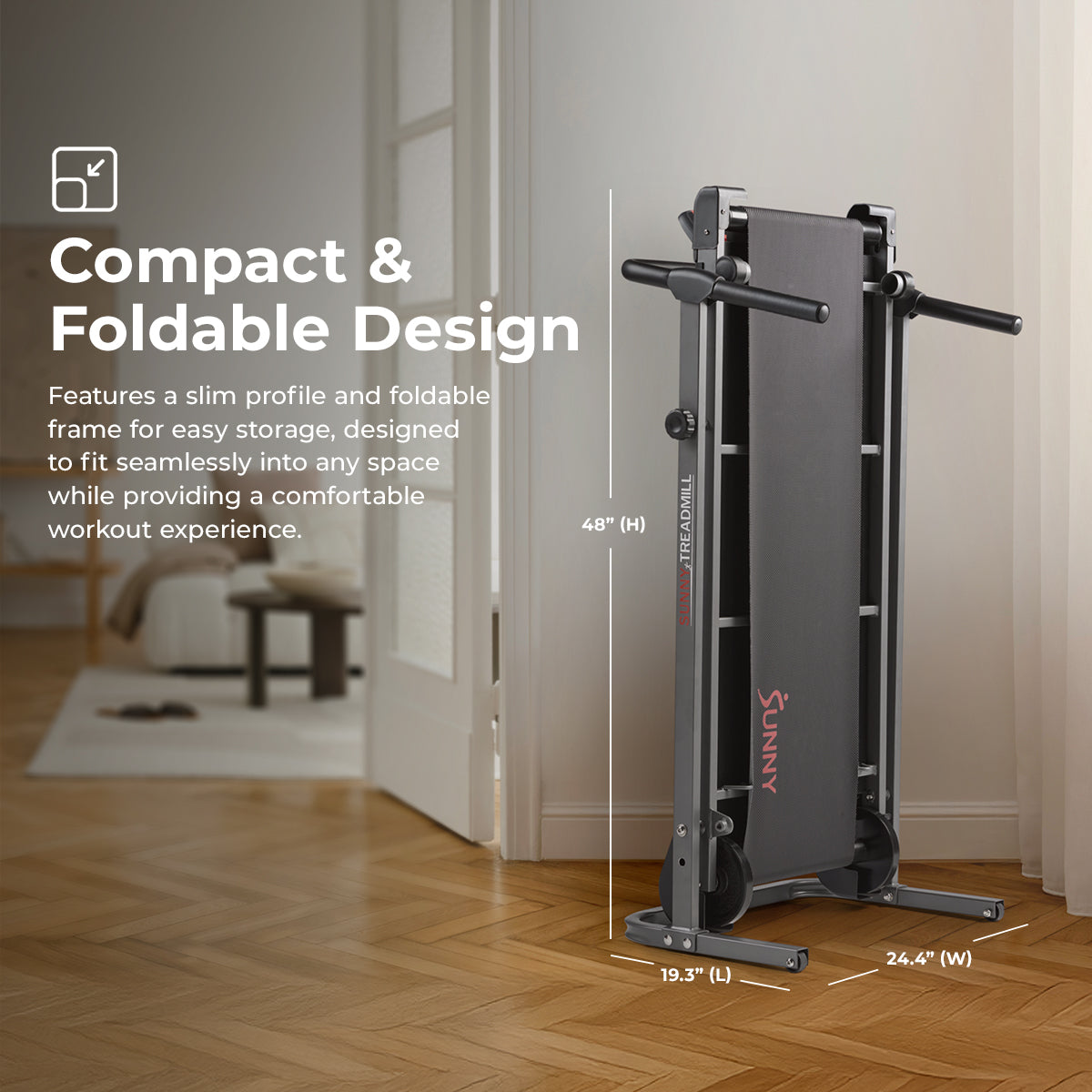  Compact Foldable Manual Treadmill、mySite、ghnorth