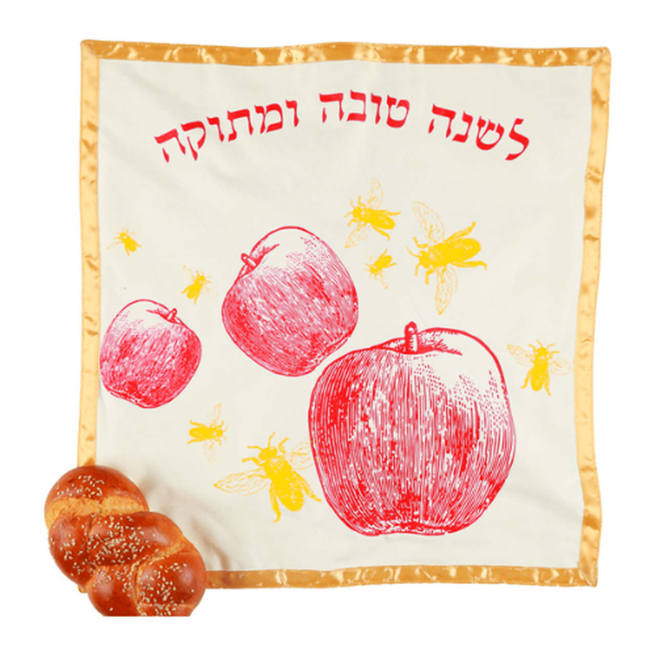 Apples and Bees Challah Cover、mySite、topwebapps