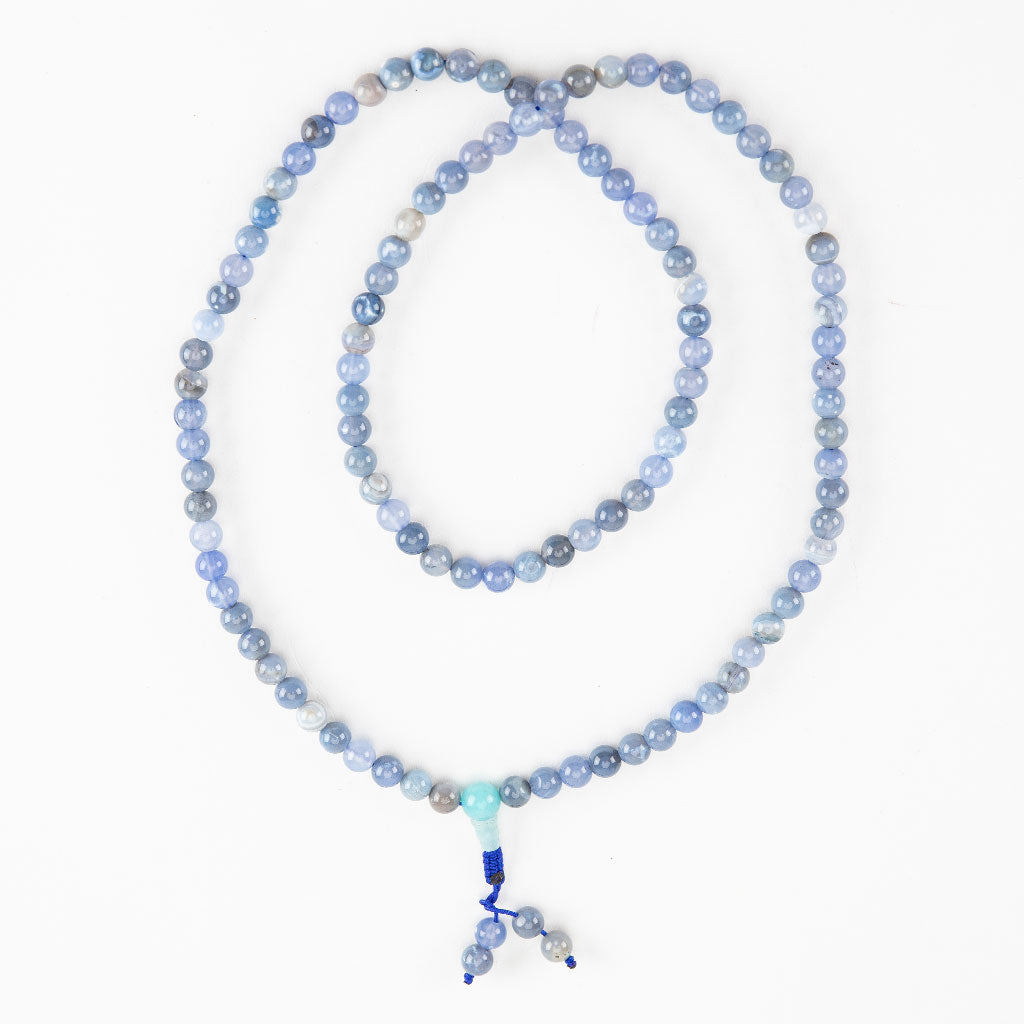 Blue Lace Agate Mala、mySite、topwebapps