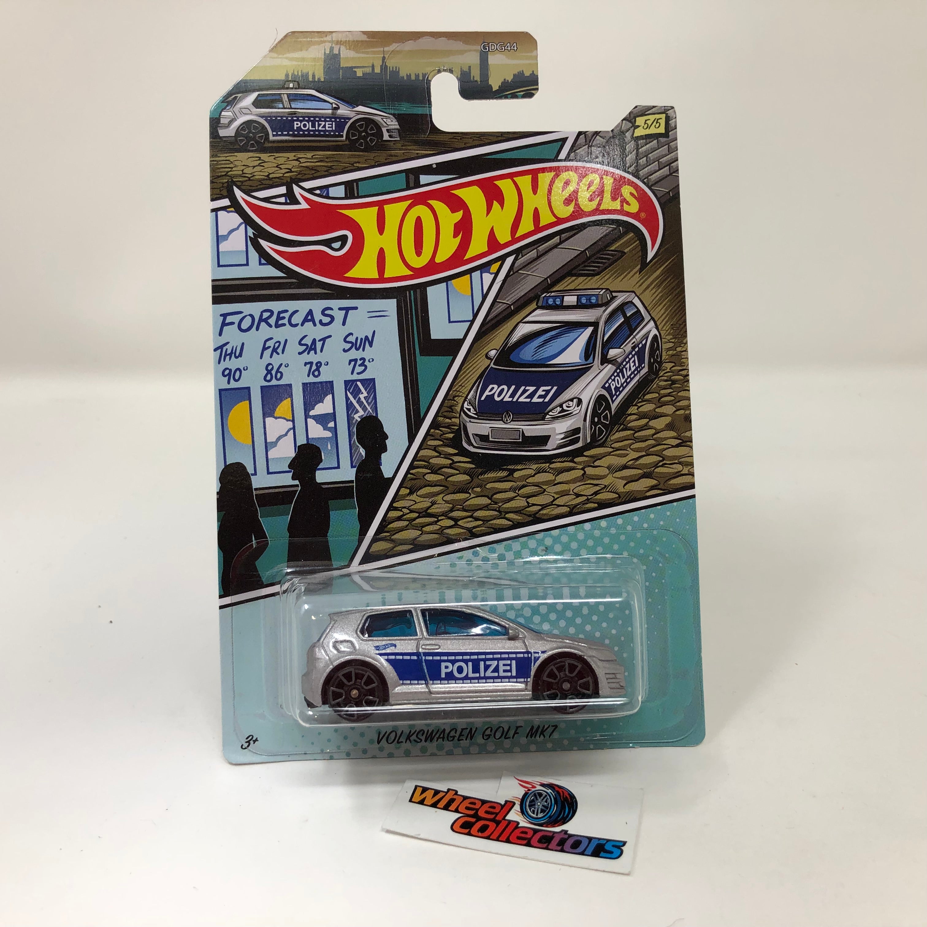 Volkswagen Golf MK7 * Silver * Hot Wheels Police Series、mySite、hgirdovlk
