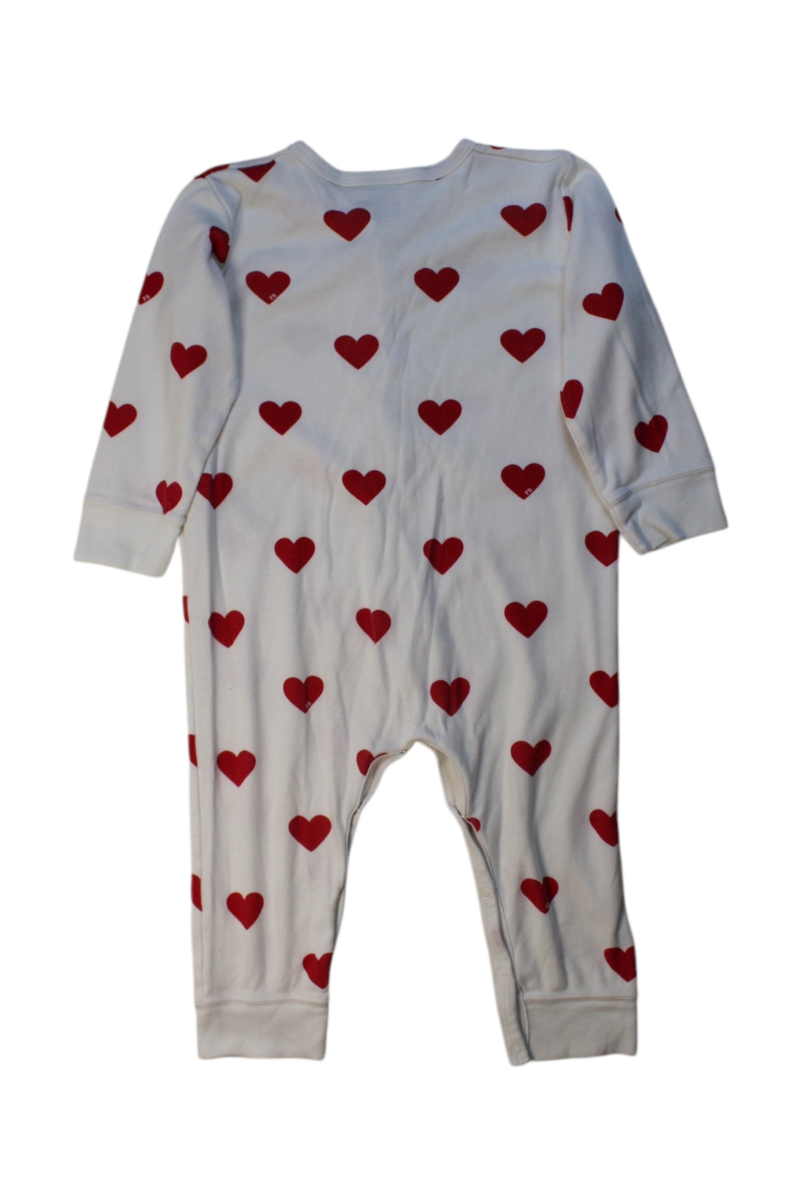Petit Bateau Heart Print Onesie - Size 2T、mySite、g9winljtr