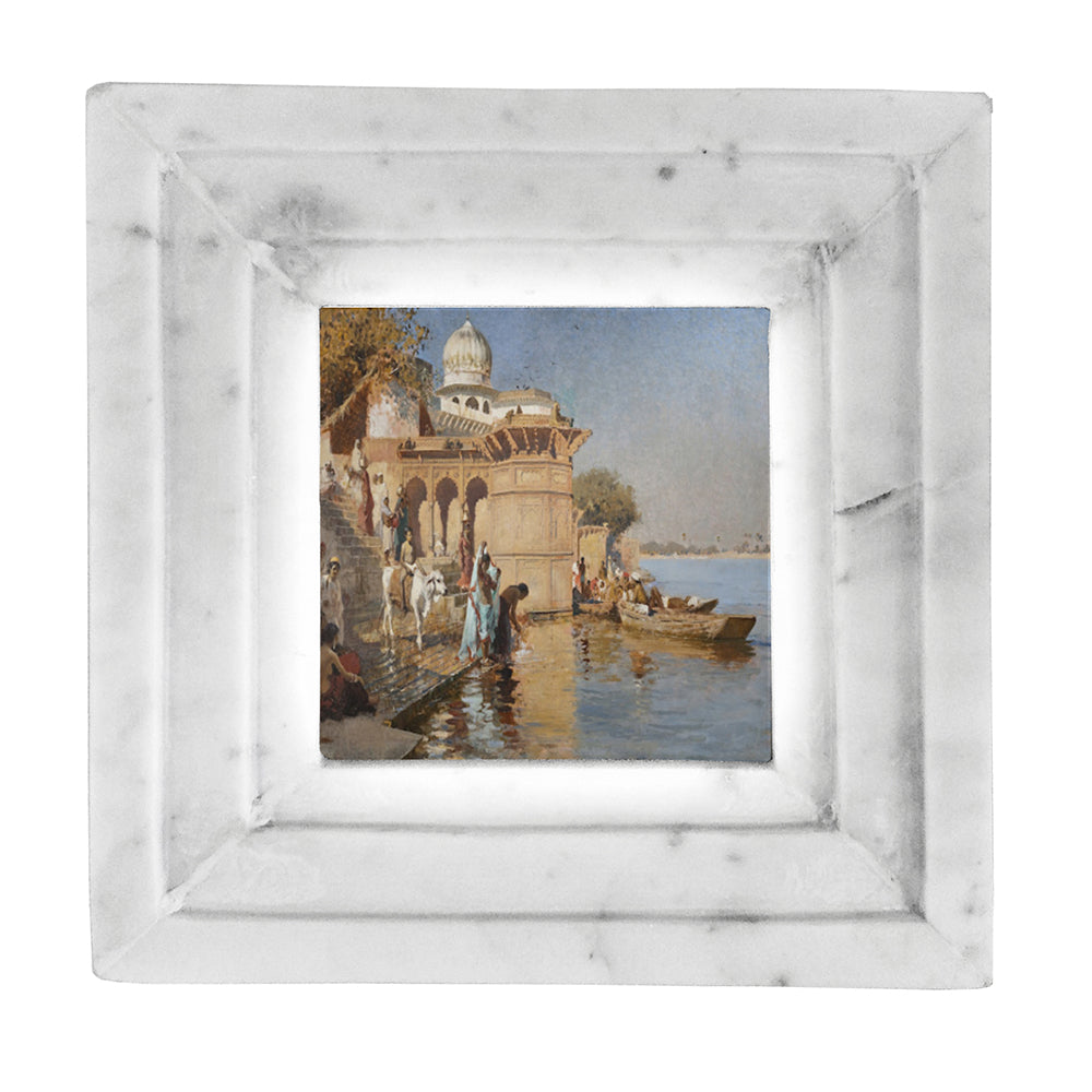  Leon White Marble Photo Frame、mySite、elrpsem3k