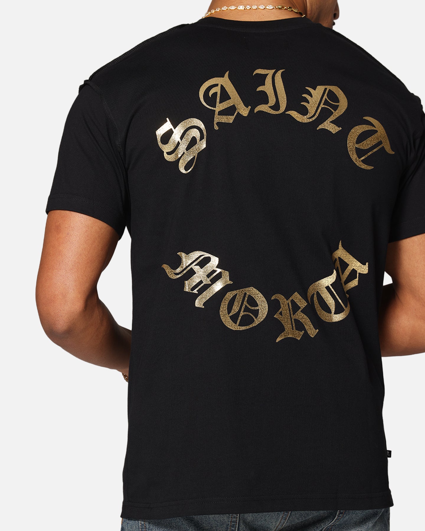 Saint Morta Mortal Lafayette T-Shirt Black/Gold、mySite、zt4zffjzw