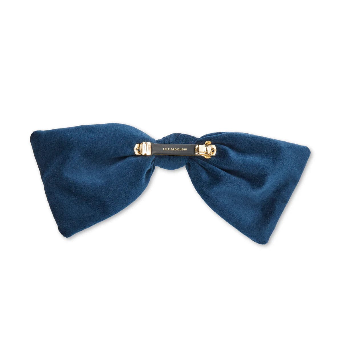 Navy Paloma Crystal Star of David Bow Barrette by Lele Sadoughi、mySite、topwebapps