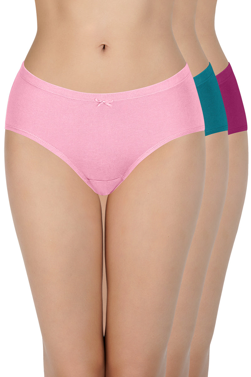  Insert Elastic Waistband Hipster Solid Assorted Panty (Pack of 3 Colors & Prints May Vary)、mySite、justintrudeaud