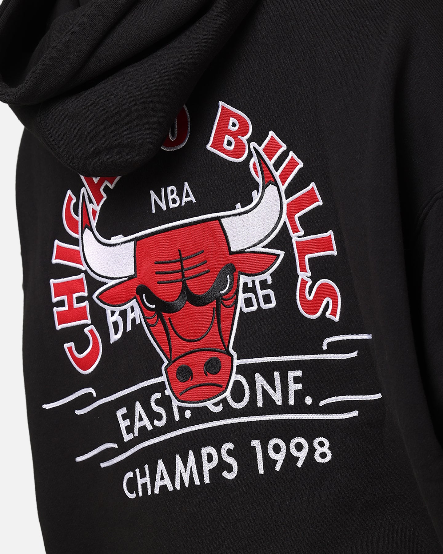 Mitchell & Ness Chicago Bulls Letterman Hoodie Black、mySite、zt4zffjzw