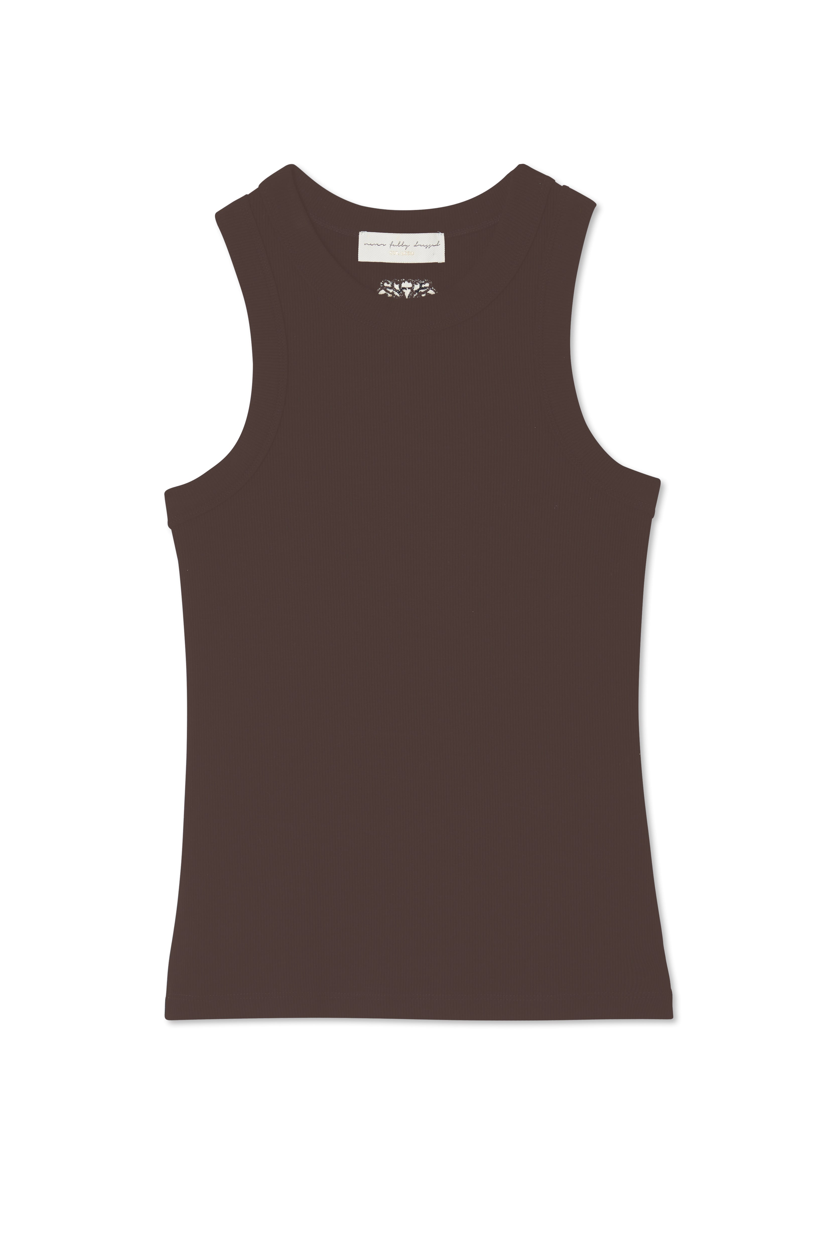 Chocolate Ribbed Tank、mySite、solidvoid
