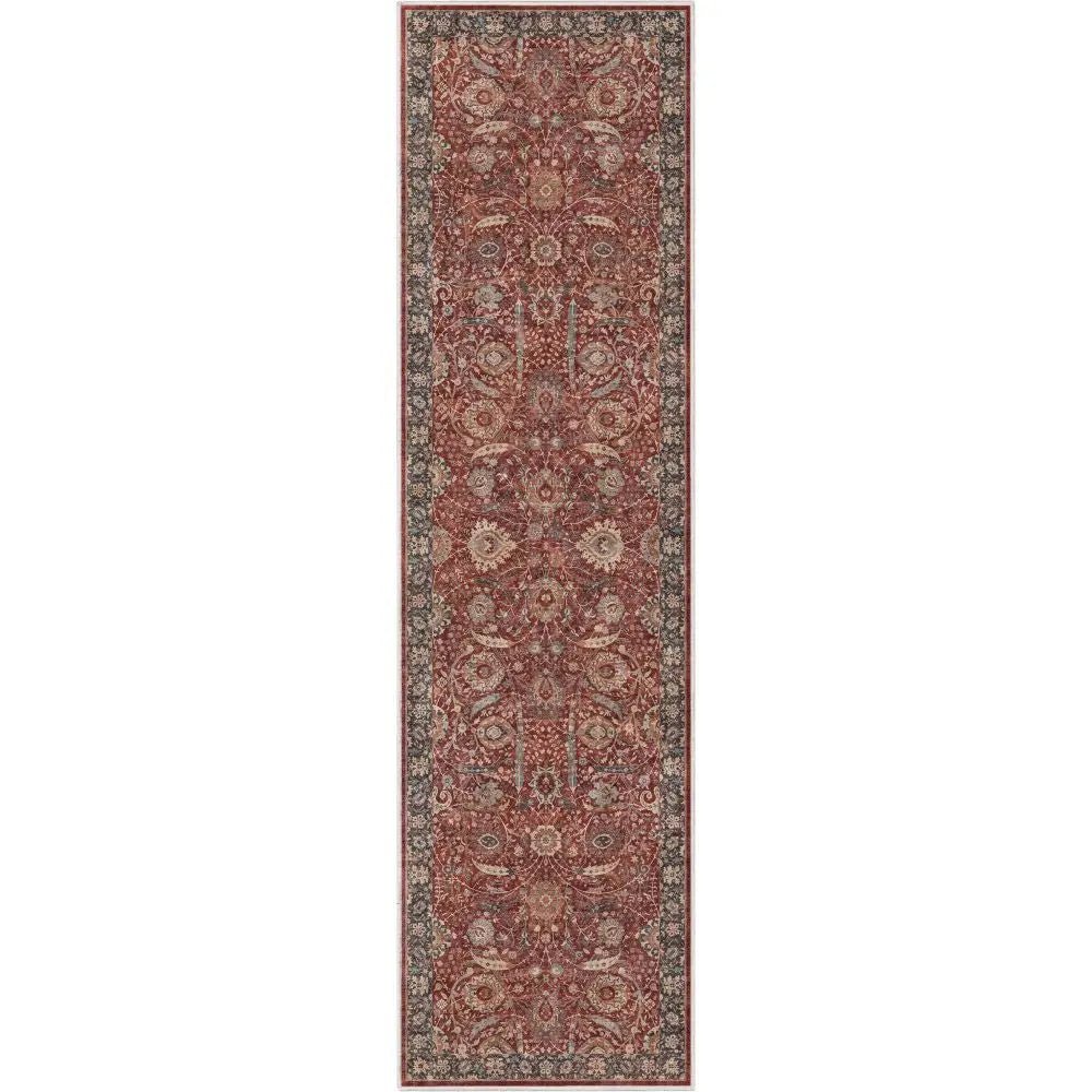 Liana Vintage Oriental Red Flat-Weave Rug、mySite、gigharbornorthrealestate