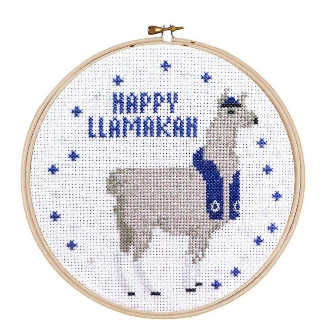 Happy Llamakah Cross Stitch Kit、mySite、topwebapps
