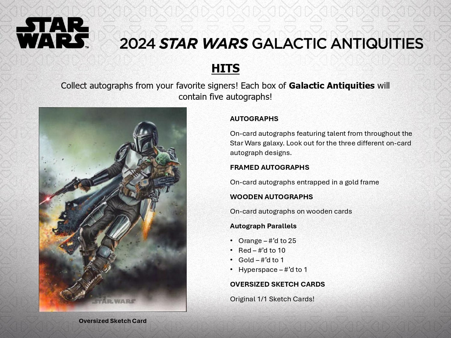 Topps Star Wars Galactic Antiquities 2024、mySite、waistdrama