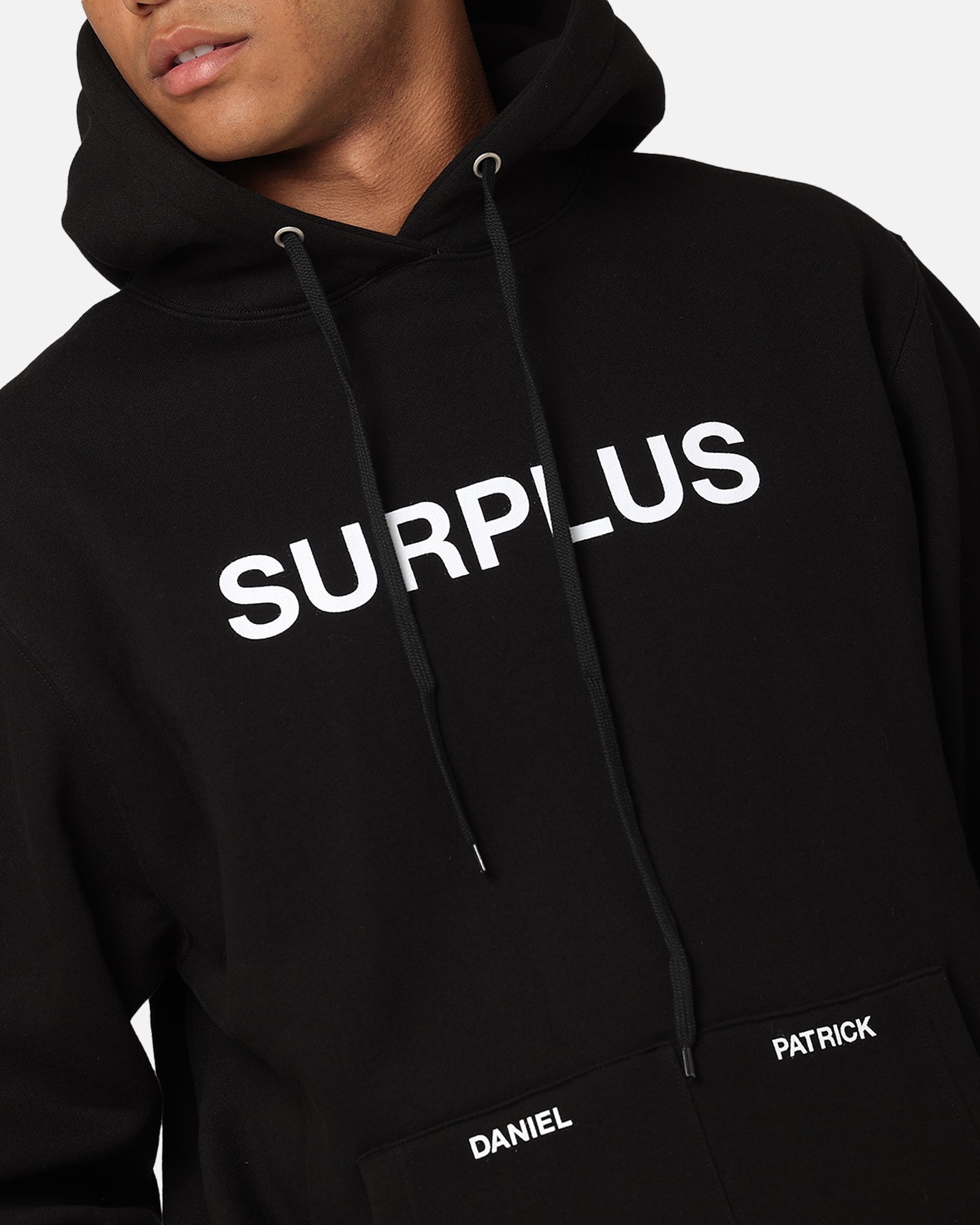 Daniel Patrick Surplus Logo Hoodie Black、mySite、zt4zffjzw
