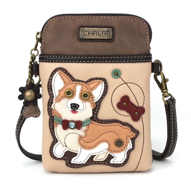 CORGI DOG Two Styles -CELLPHONE CROSSBODYS、mySite、g9winljtr