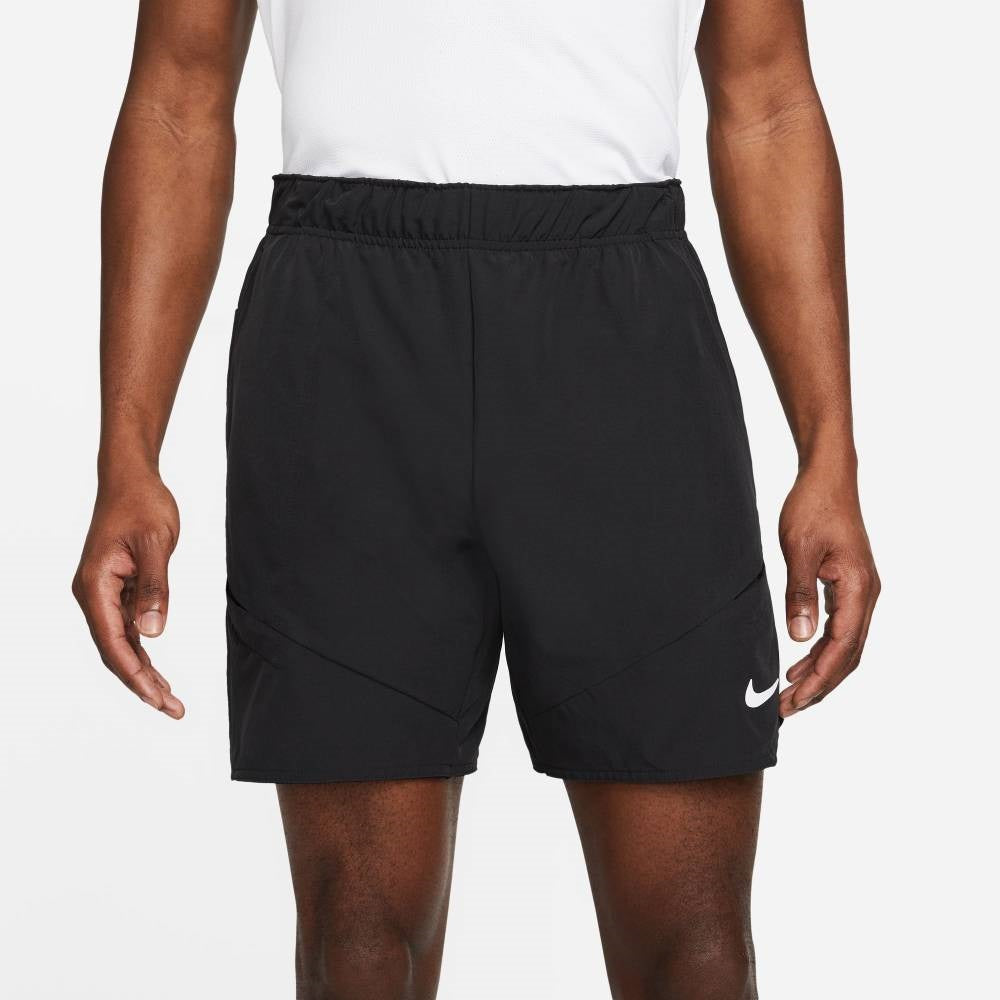 Nike Men's Dri-FIT Advantage Short 7-Inch (Black/White)