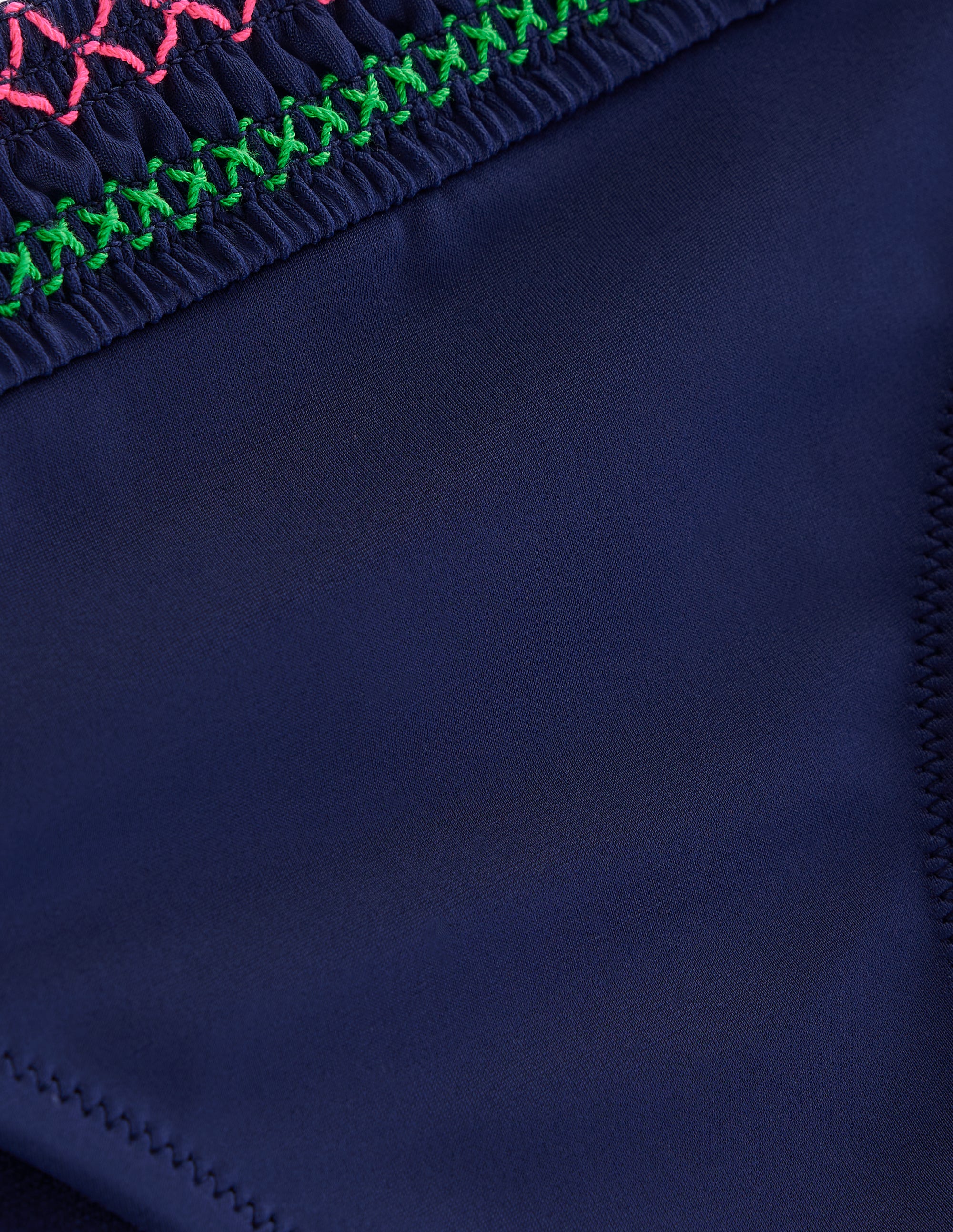  Skyros Smocked Bikini Bottoms-Navy、mySite、ashleygrahame