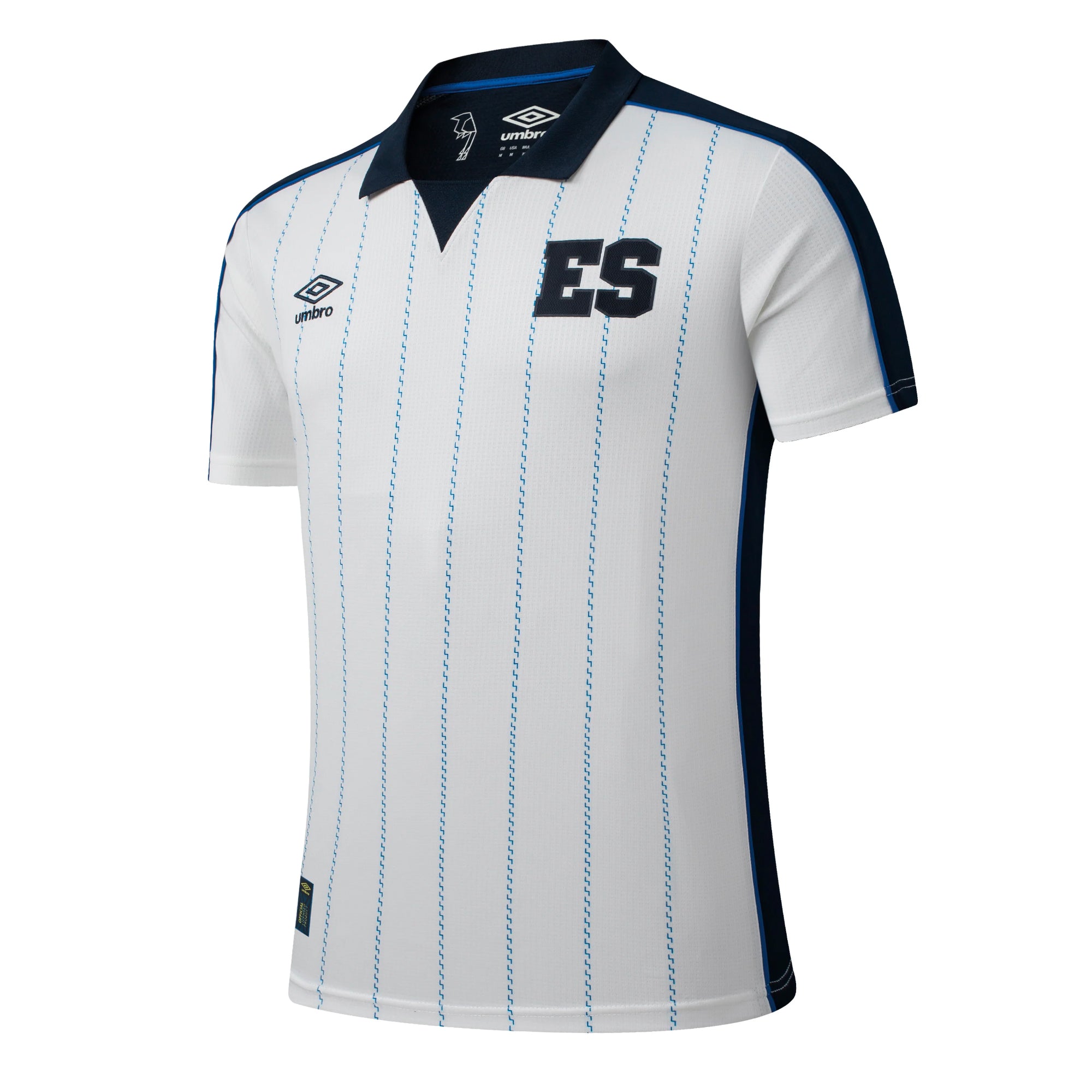 Umbro Women's El Salvador 2024/25 Fourth Jersey White/Blue、mySite、bottomscart