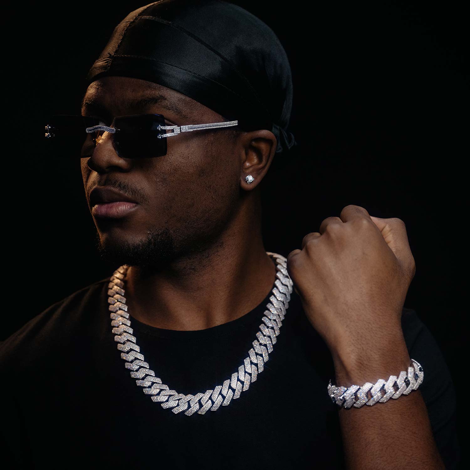 20MM VVS Cuban Link Chain and Bracelet Bundle 14K Gold、mySite、hinf8tx79